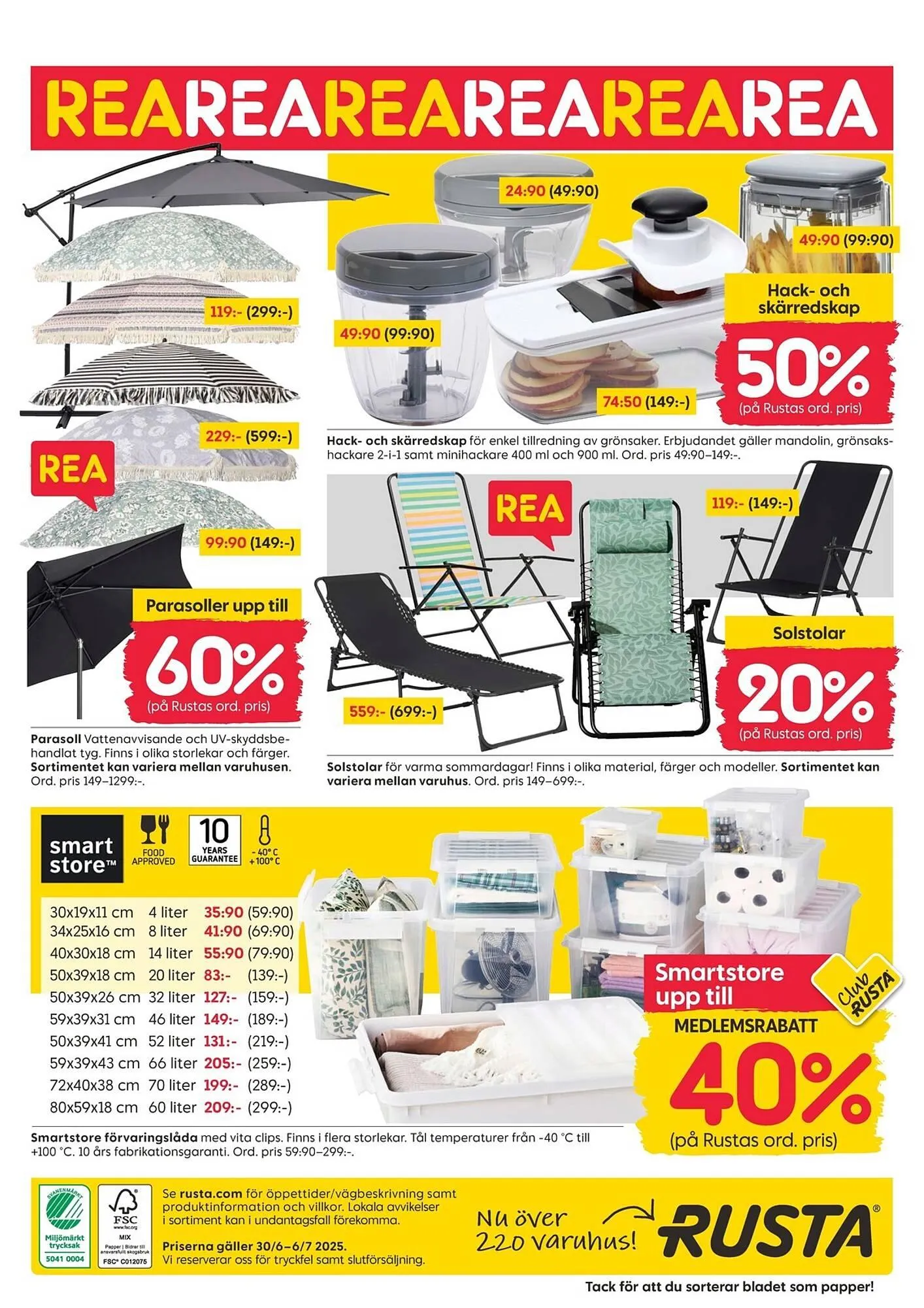 Rusta reklamblad från 30 juni till 6 juli 2025 - Reklamblad sidor 16