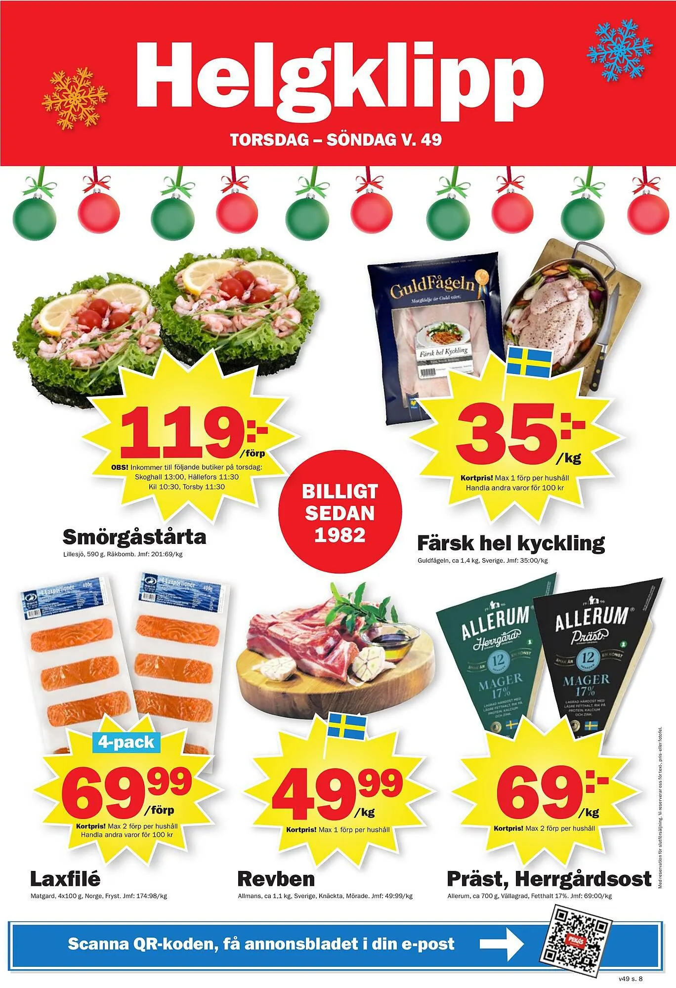 Pekås reklamblad från 4 december till 9 december 2023 - Reklamblad sidor 8