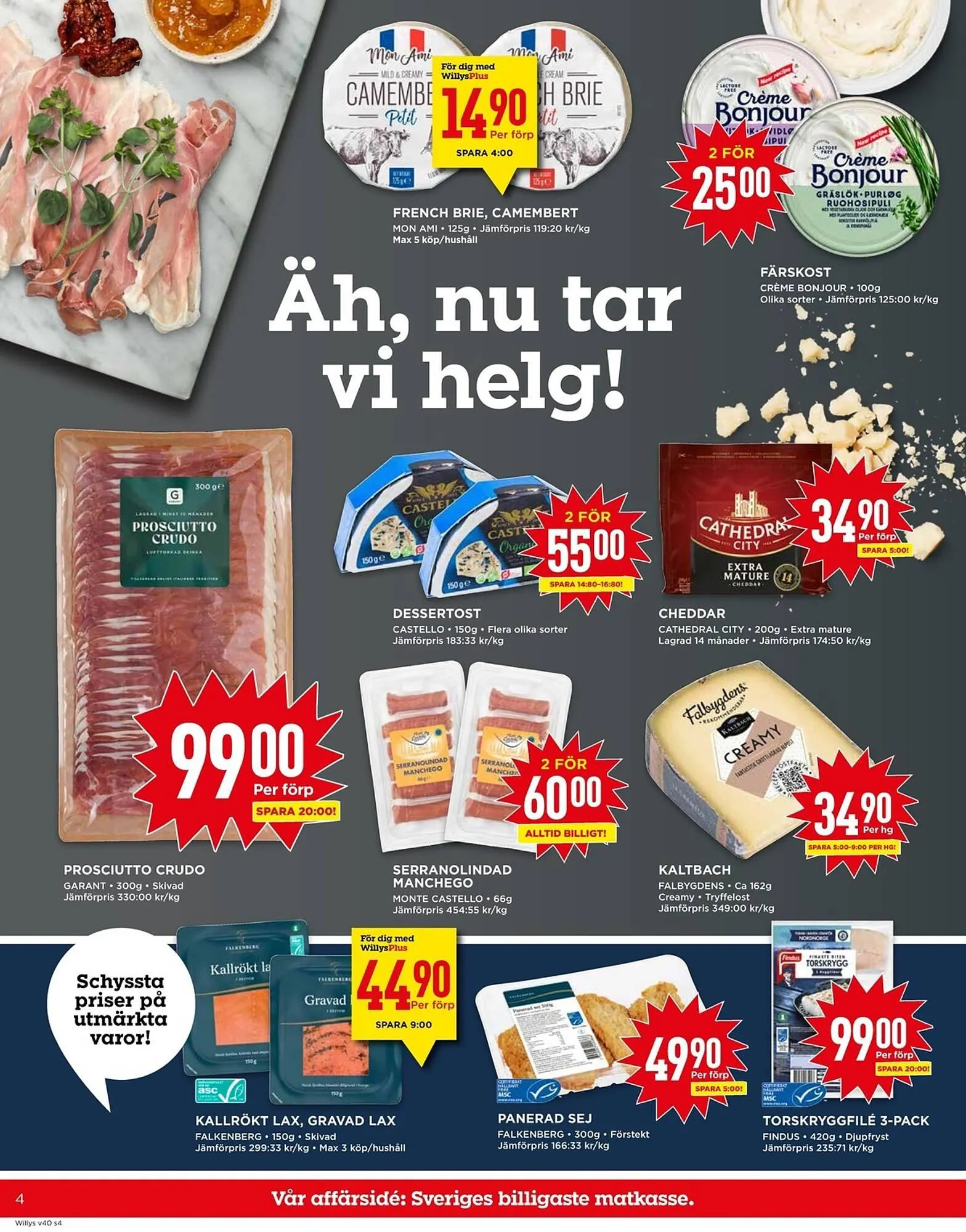 Willys reklamblad från 30 september till 6 oktober 2024 - Reklamblad sidor 4