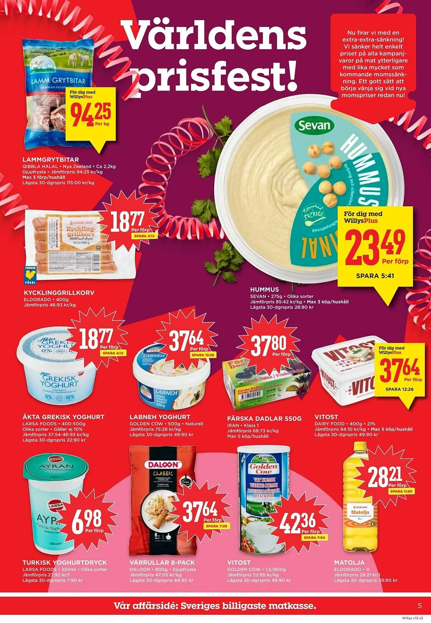 Willys reklamblad från 16 mars till 22 mars 2026 - Reklamblad sidor 5