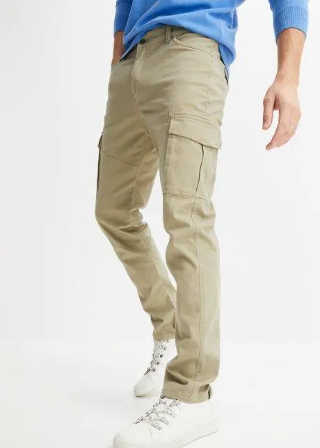 Slim Fit Stretch Cargo Straight