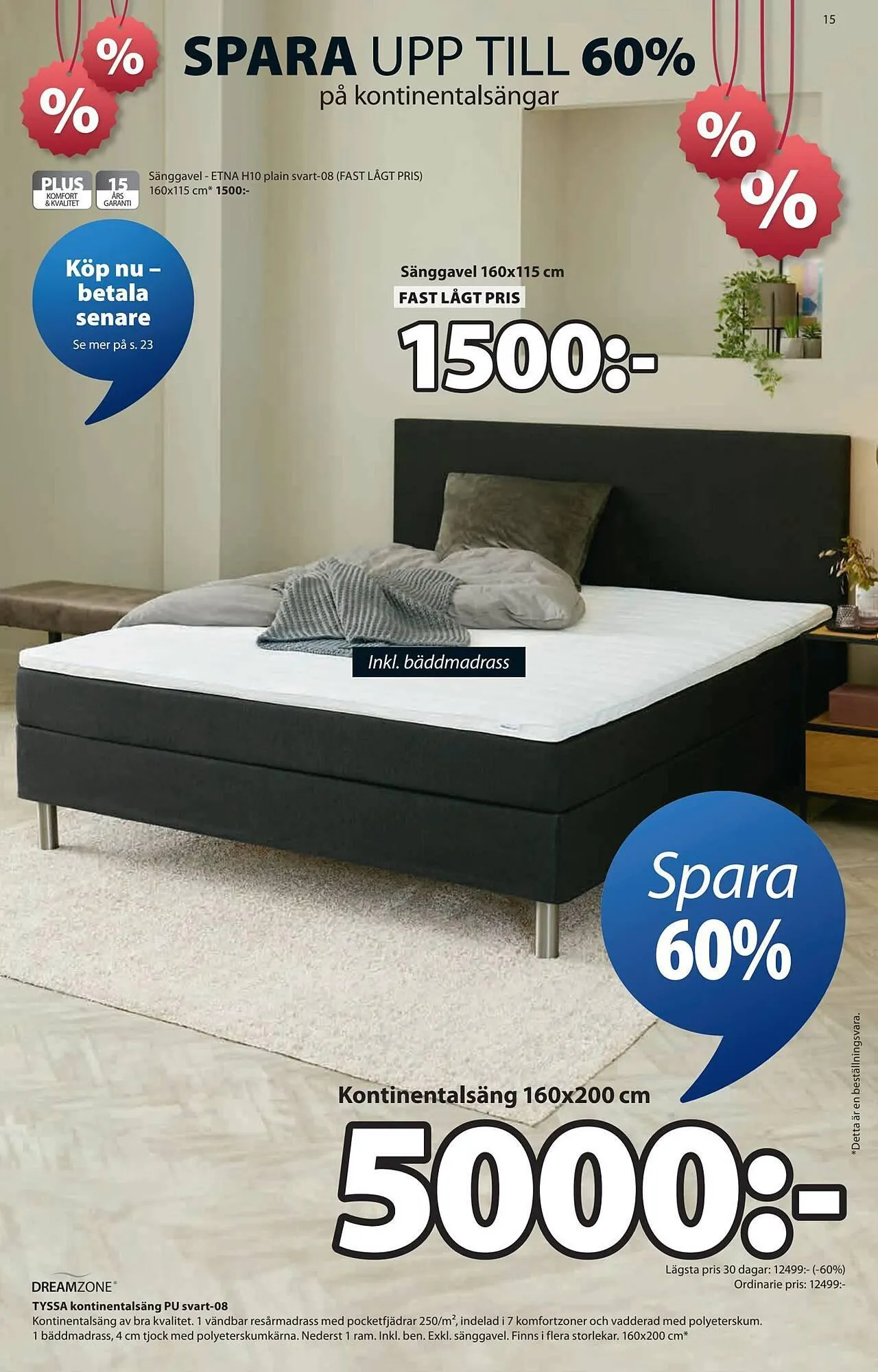 JYSK reklamblad från 24 december till 19 januari 2026 - Reklamblad sidor 15