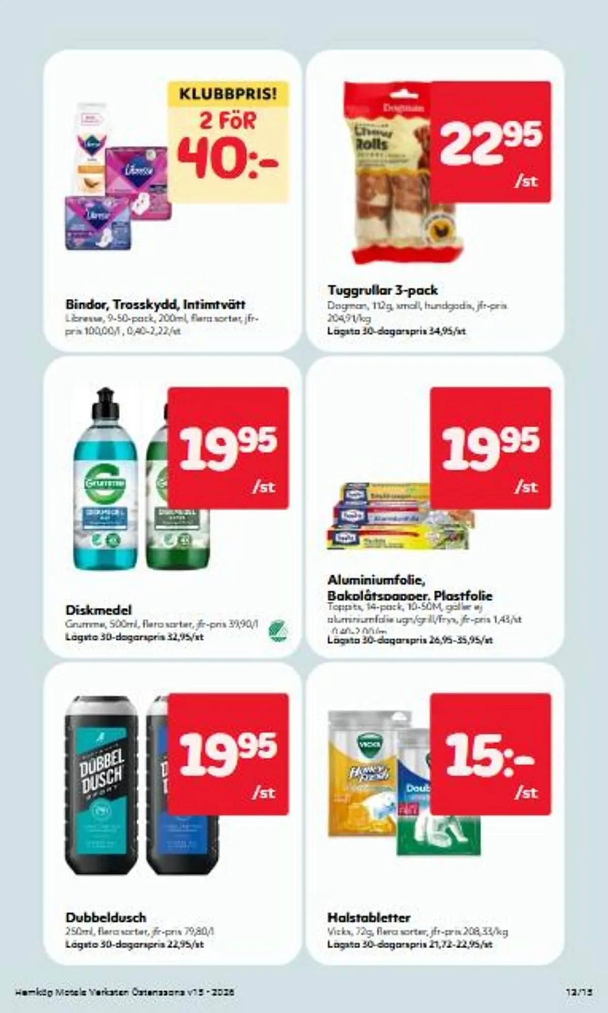 Östenssons reklamblad från 6 april till 12 april 2026 - Reklamblad sidor 13
