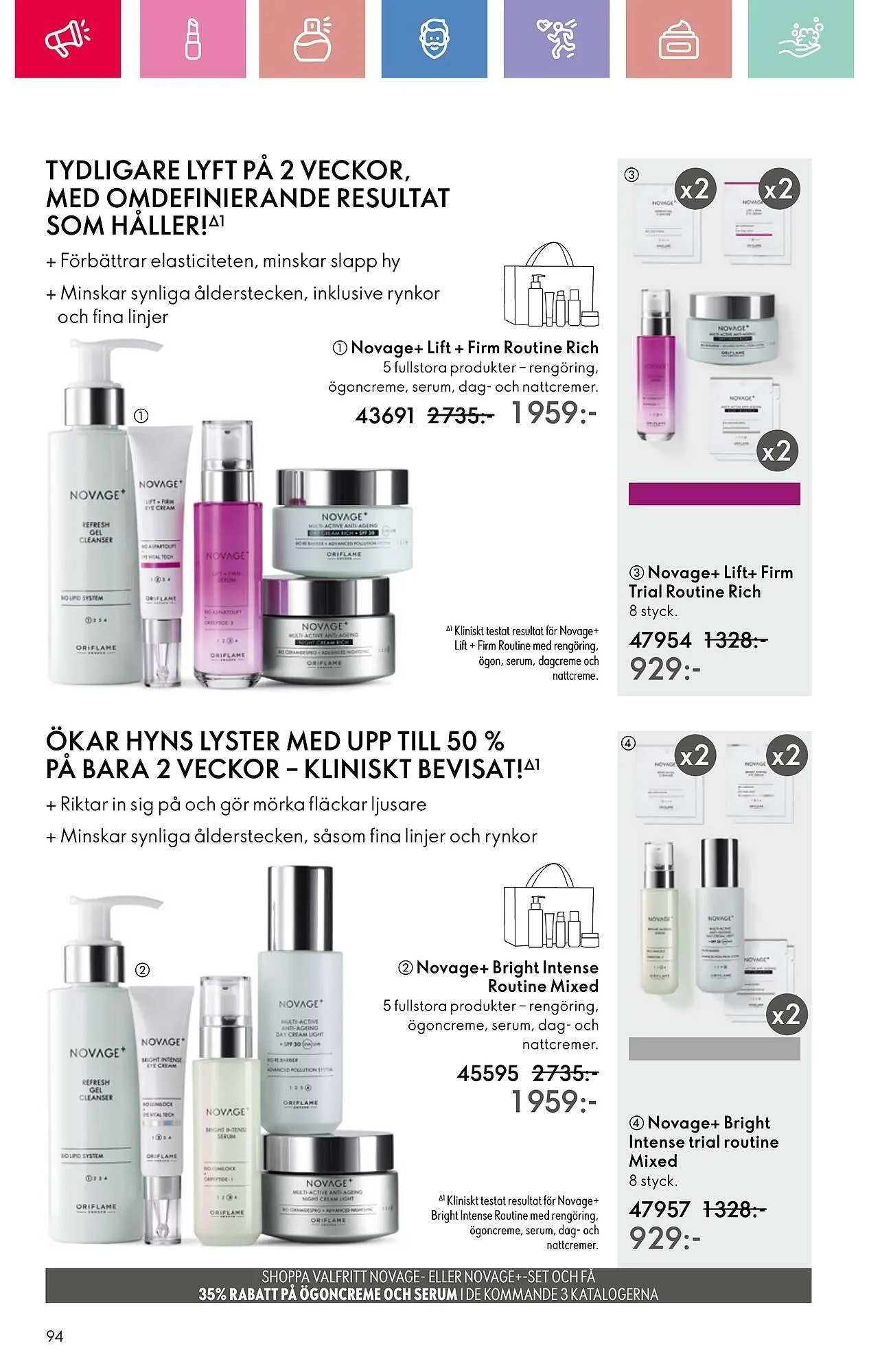 Oriflame reklamblad från 26 januari till 15 februari 2025 - Reklamblad sidor 94