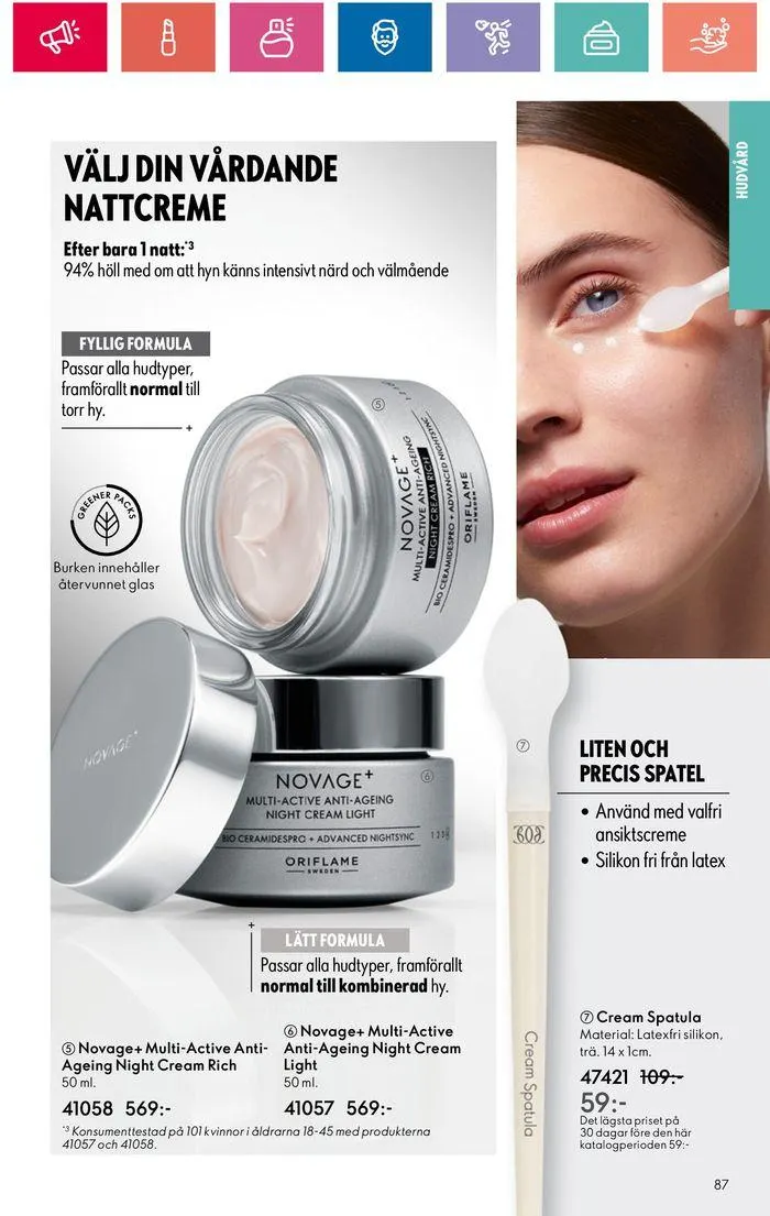 Oriflame reklamblad från 20 juni till 4 juli 2024 - Reklamblad sidor 87