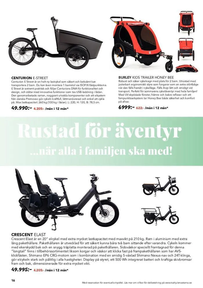 Tvåhjulsmästarna var /sommar 2024 ! från 16 maj till 25 juni 2024 - Reklamblad sidor 16