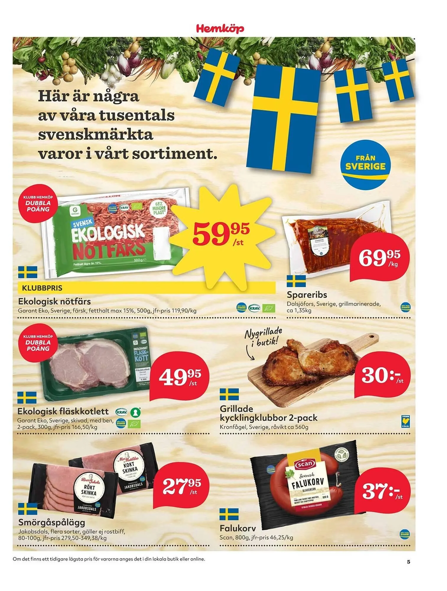 Hemköp reklamblad från 5 maj till 11 maj 2025 - Reklamblad sidor 5