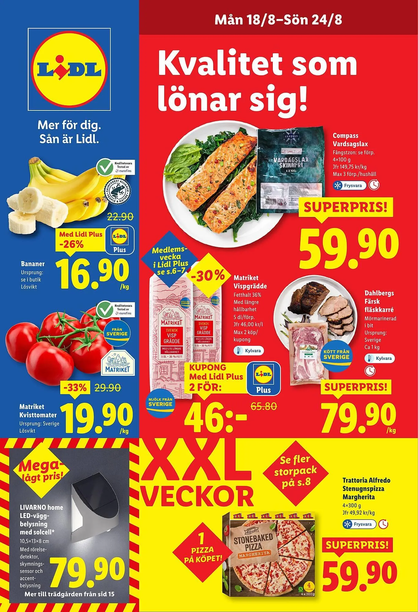 Lidl reklamblad från 18 augusti till 24 augusti 2025 - Reklamblad sidor 1