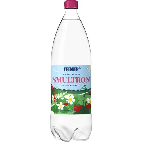 Smultron Kolsyrat Vatten Pet