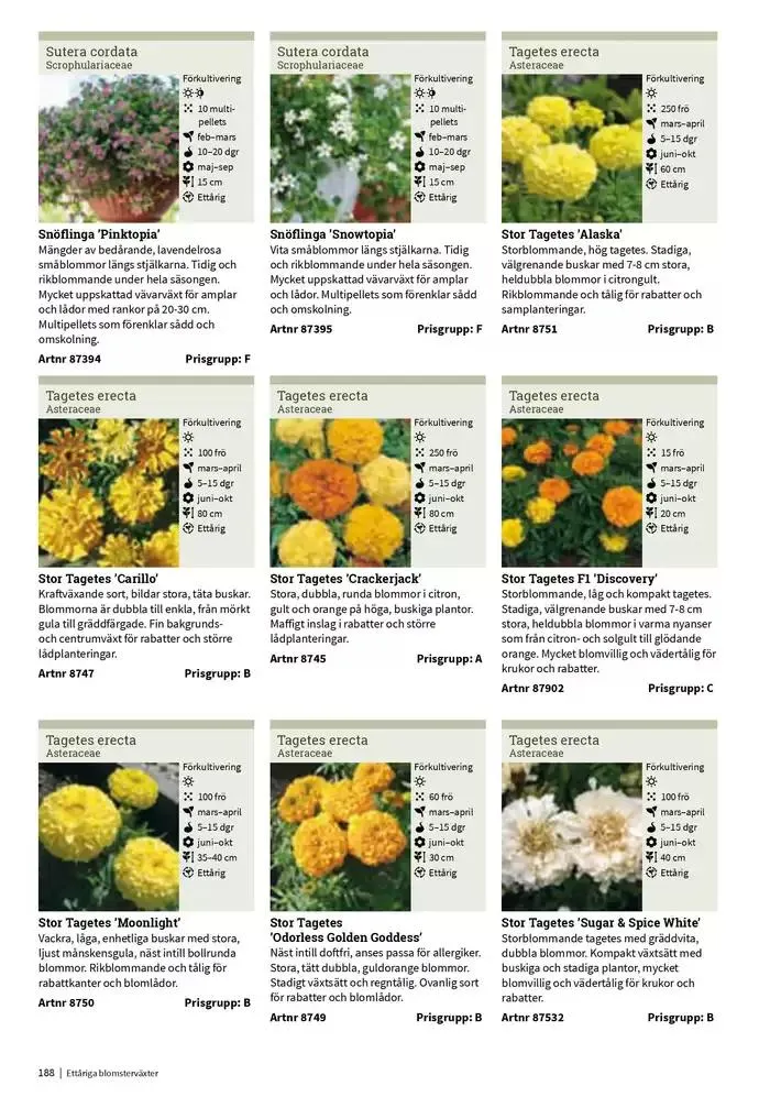 Frökatalog 2025! från 23 januari till 31 december 2025 - Reklamblad sidor 188