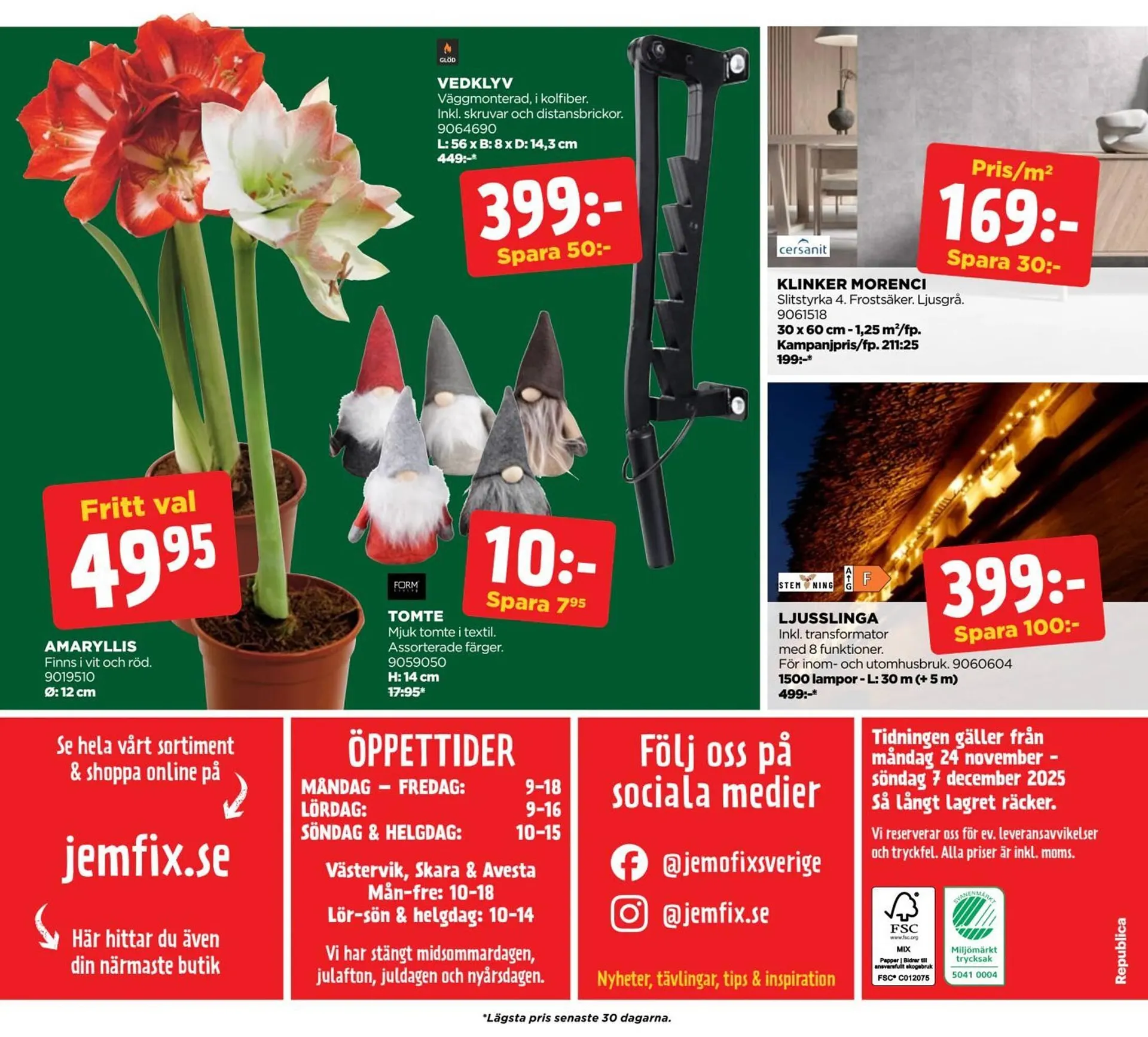 Jem&Fix reklamblad från 24 november till 7 december 2025 - Reklamblad sidor 20