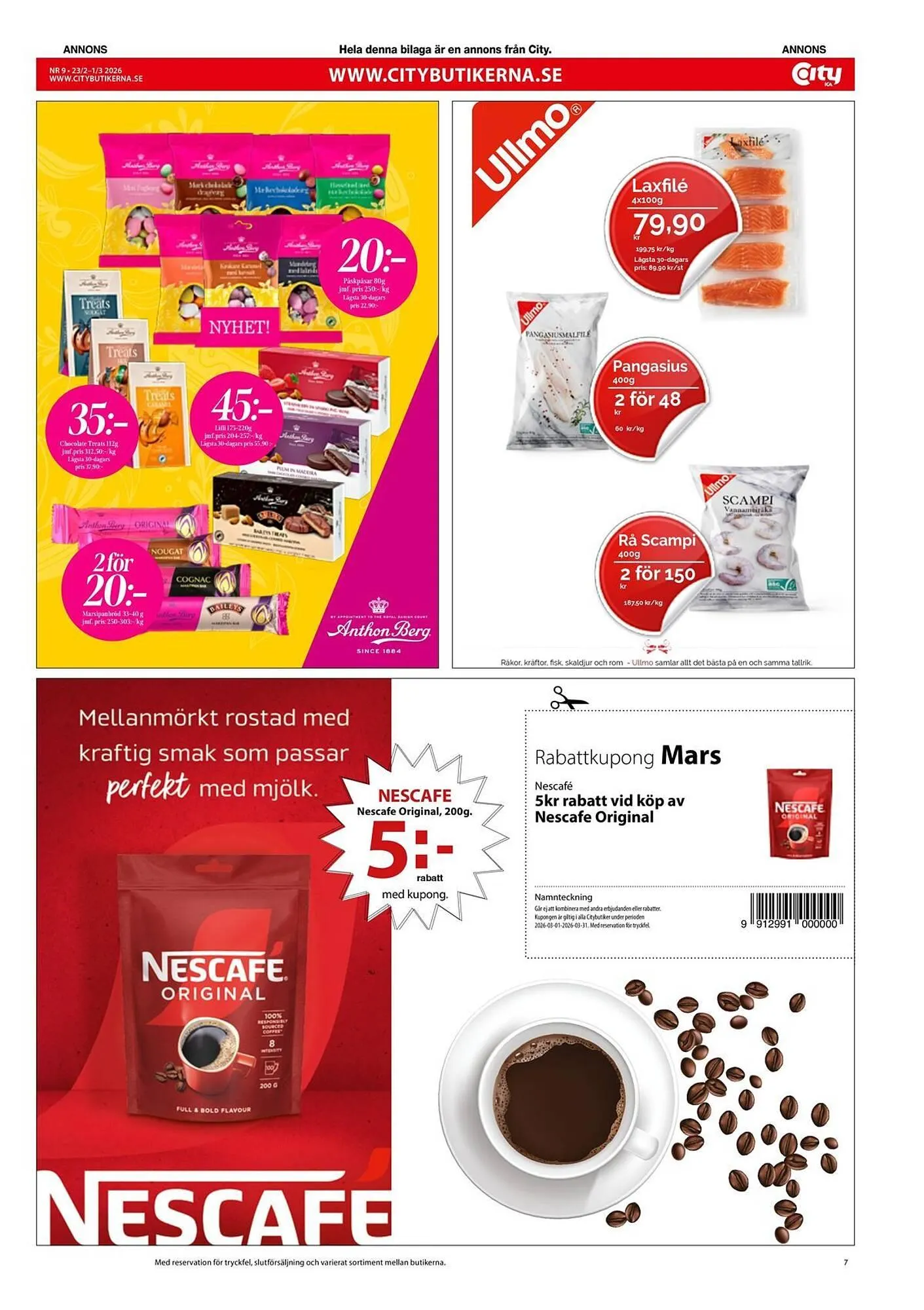 ICA Kvantum reklamblad från 23 februari till 1 mars 2026 - Reklamblad sidor 7