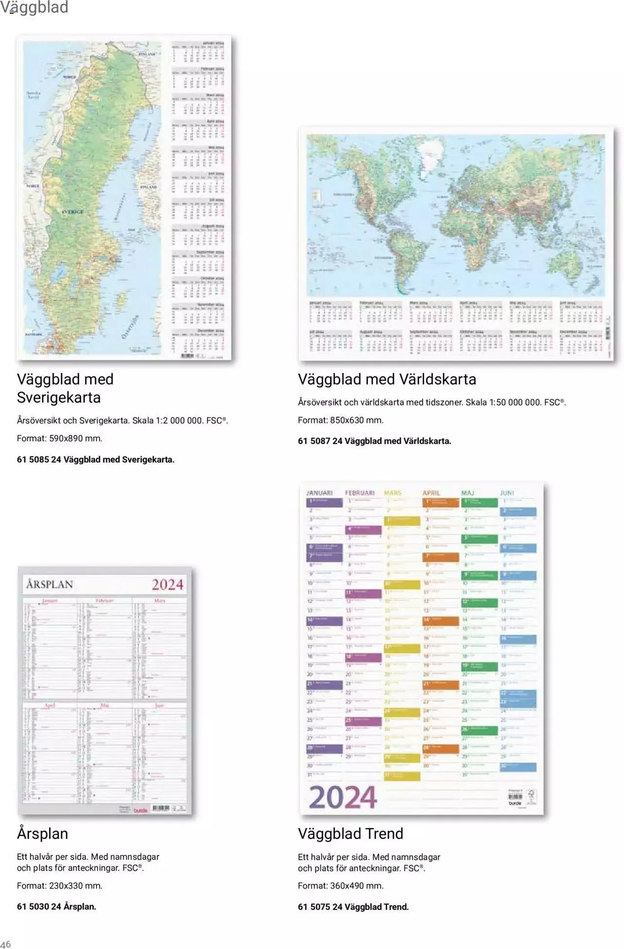 Kalendrar 2024 från 25 juli till 31 december 2023 - Reklamblad sidor 46