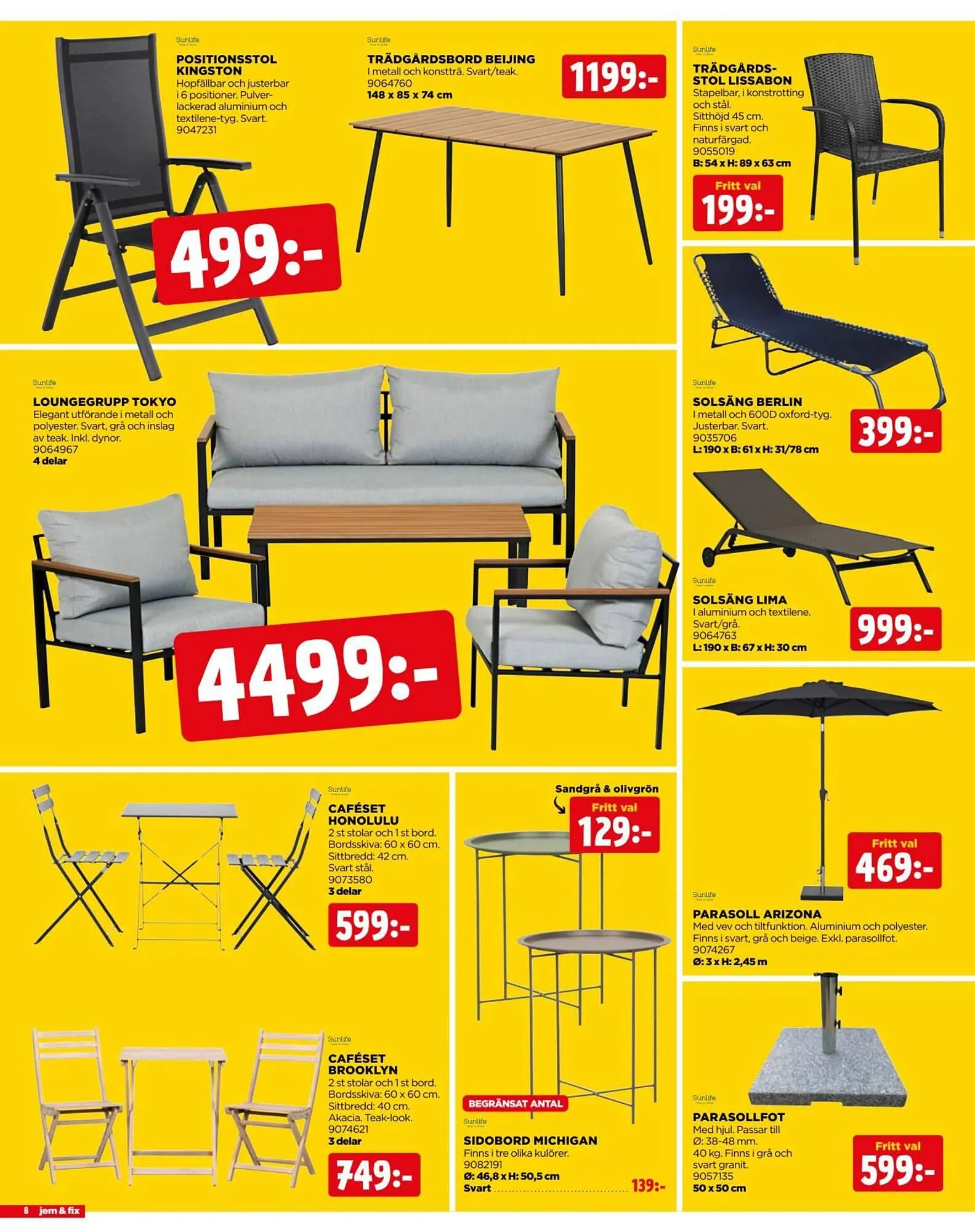 Jem&Fix reklamblad från 11 maj till 18 maj 2026 - Reklamblad sidor 8