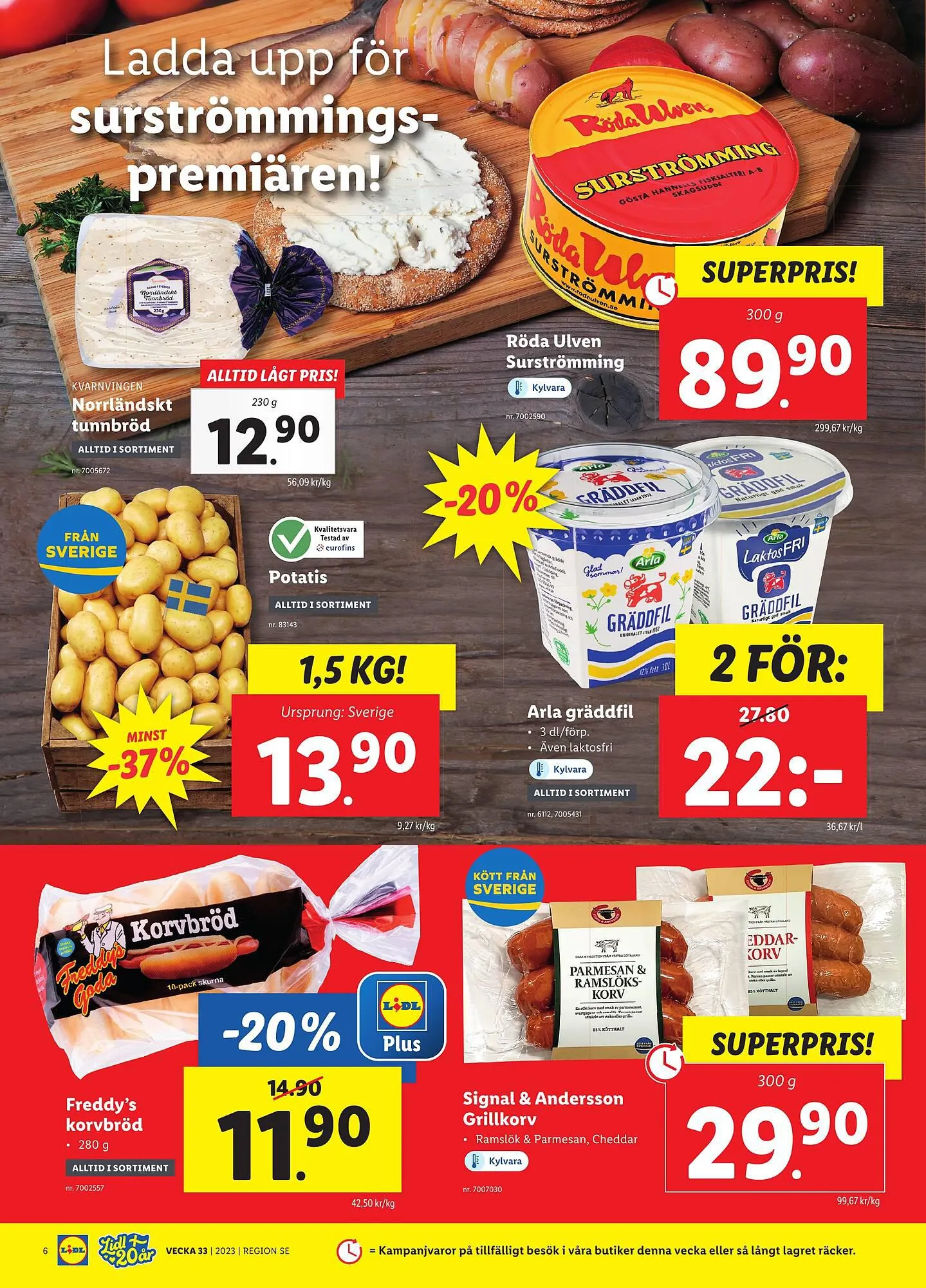 Lidl reklamblad från 14 augusti till 20 augusti 2023 - Reklamblad sidor 6