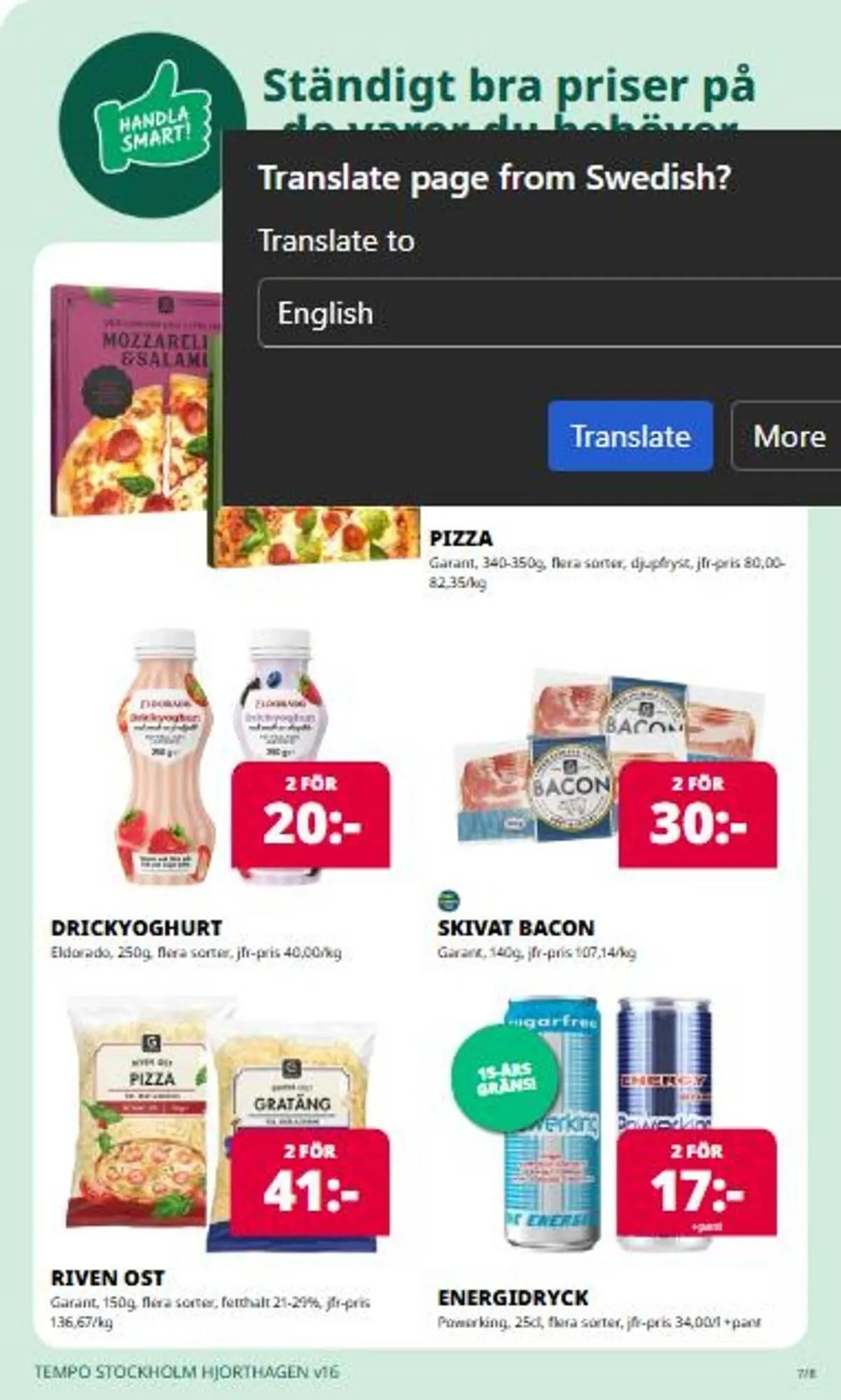 Tempo reklamblad från 13 april till 19 april 2026 - Reklamblad sidor 7