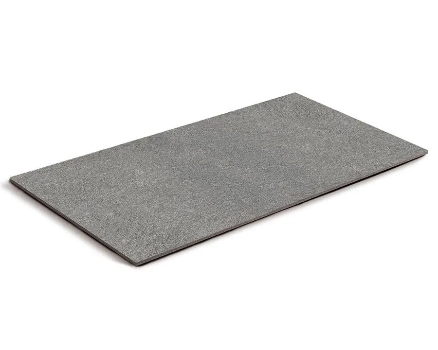 Granitkeramik skiffer grå 120x60x1 cm