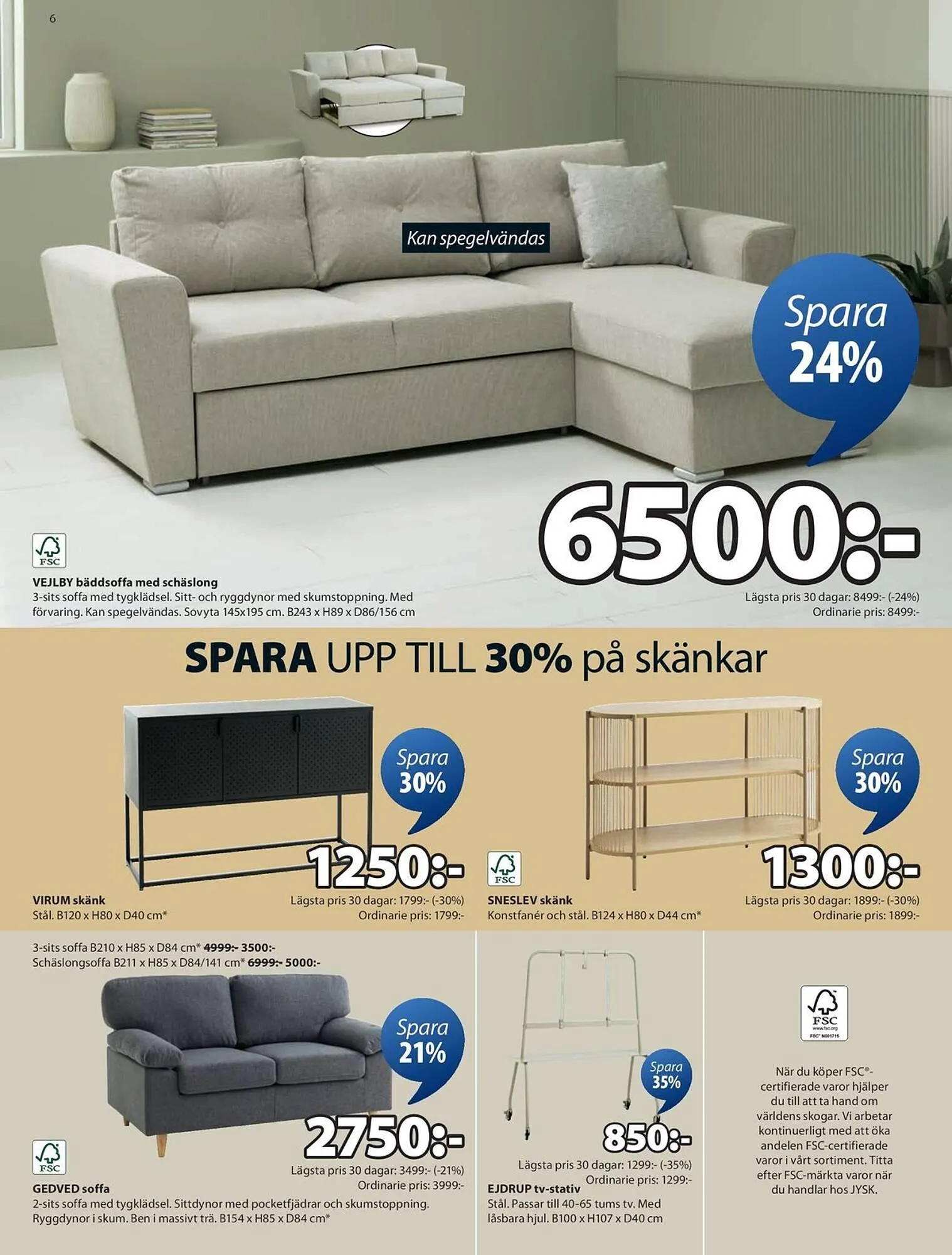 JYSK reklamblad från 9 september till 15 september 2025 - Reklamblad sidor 7