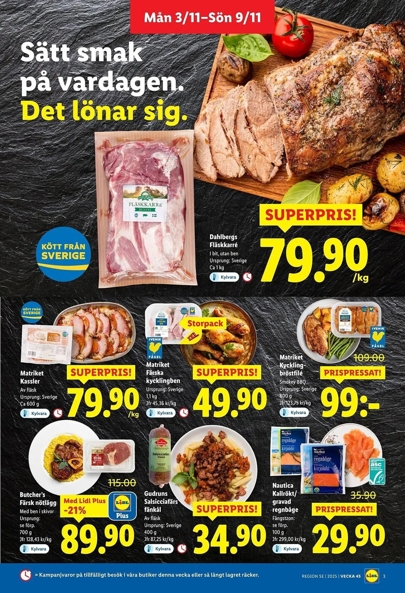 Lidl reklamblad från 3 november till 9 november 2025 - Reklamblad sidor 3