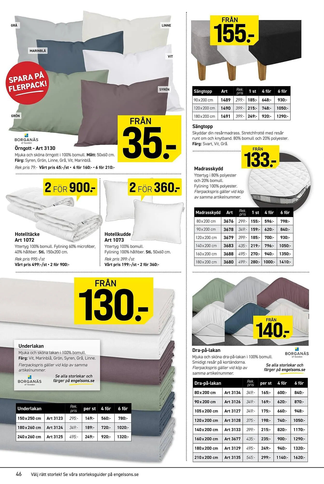 Engelsons reklamblad från 2 januari till 31 januari 2025 - Reklamblad sidor 46