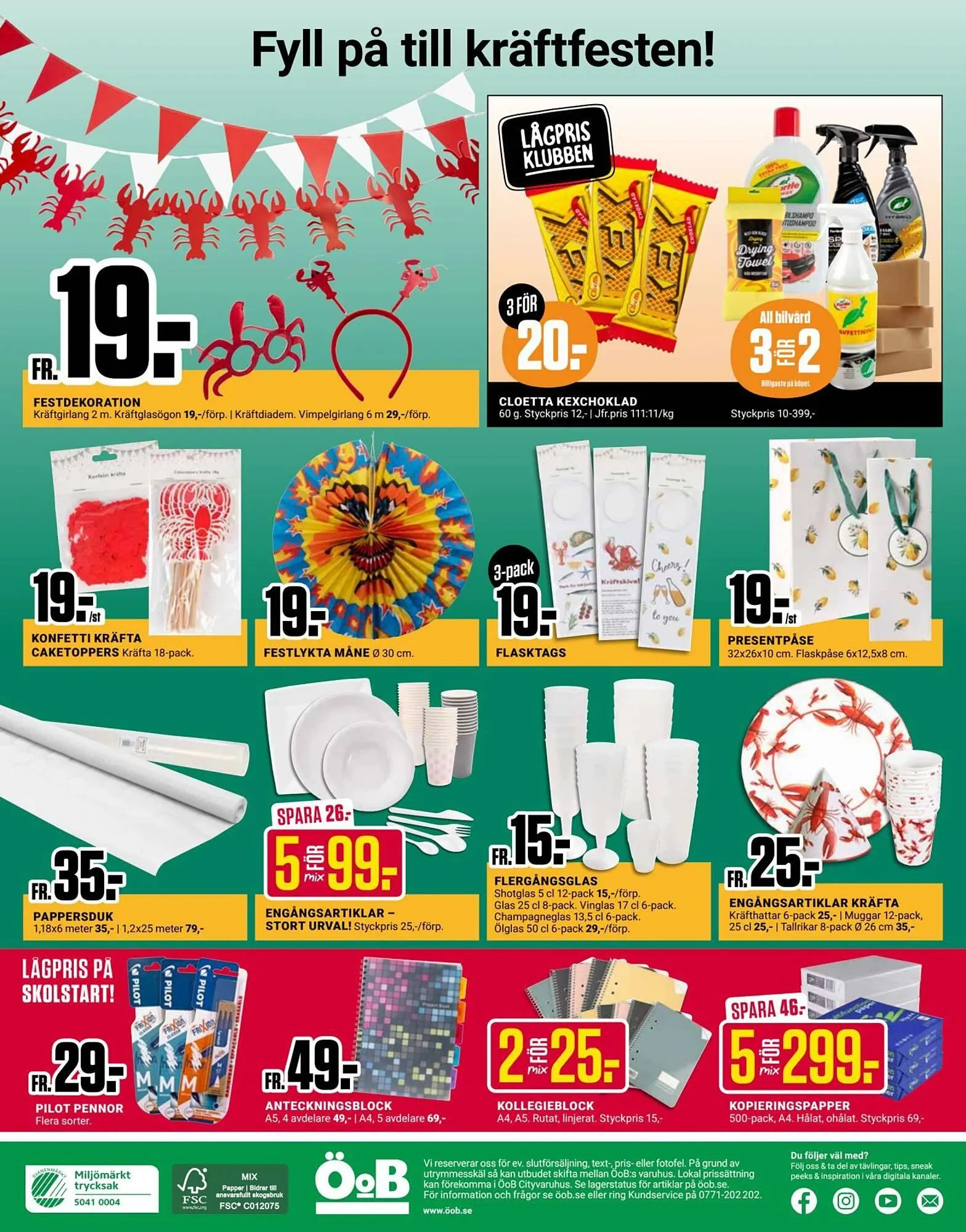 ÖoB reklamblad från 28 juli till 3 augusti 2025 - Reklamblad sidor 12