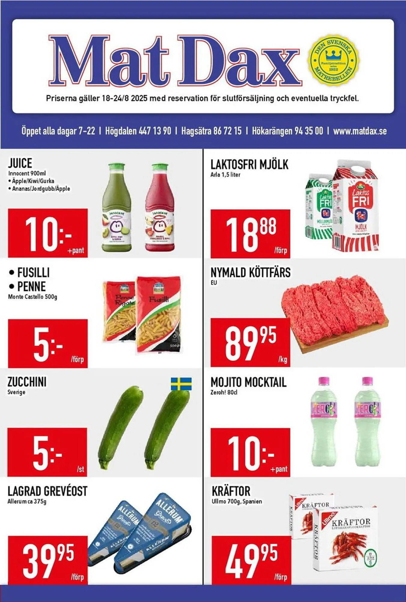 Matdax reklamblad - 1