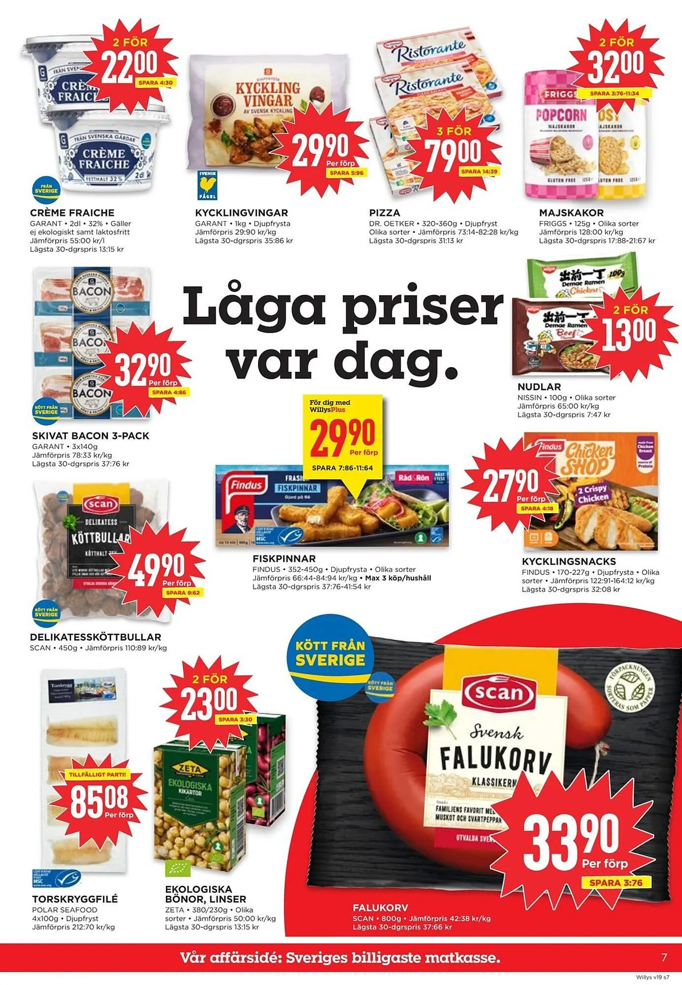 Willys reklamblad från 4 maj till 10 maj 2026 - Reklamblad sidor 7