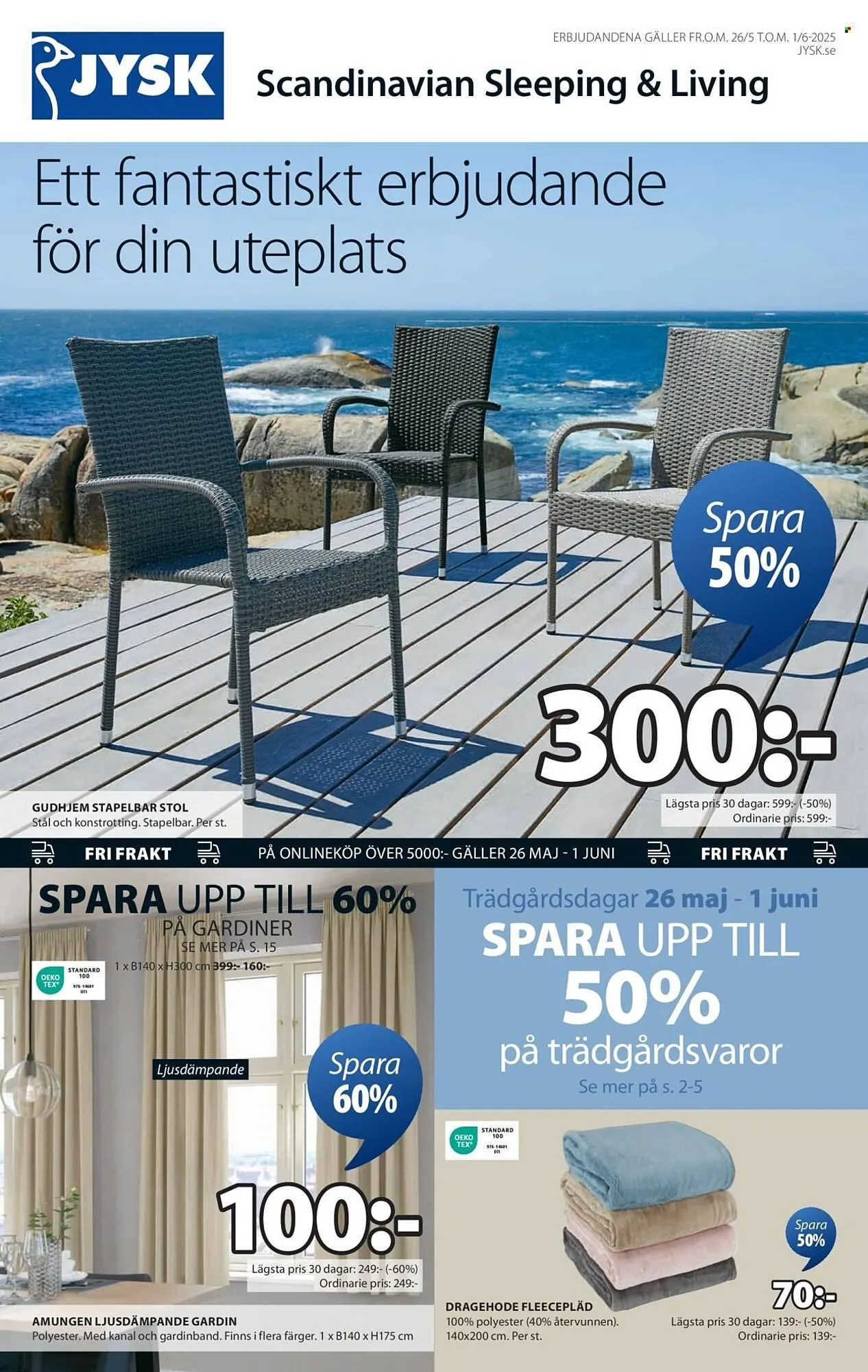 JYSK reklamblad från 26 maj till 1 juni 2025 - Reklamblad sidor 1