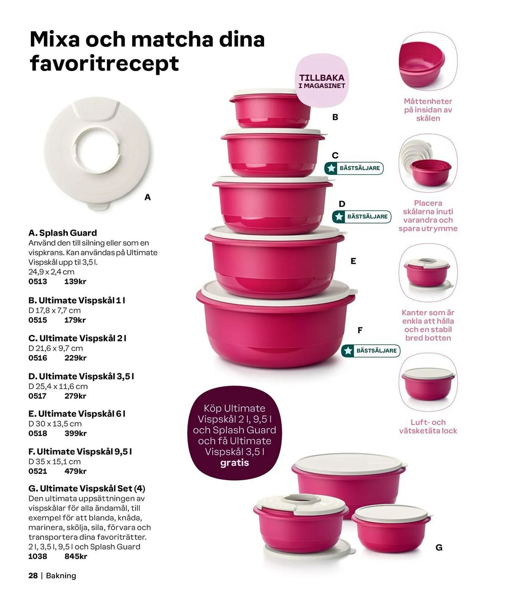 Tupperware reklamblad från 1 oktober till 31 mars 2025 - Reklamblad sidor 28