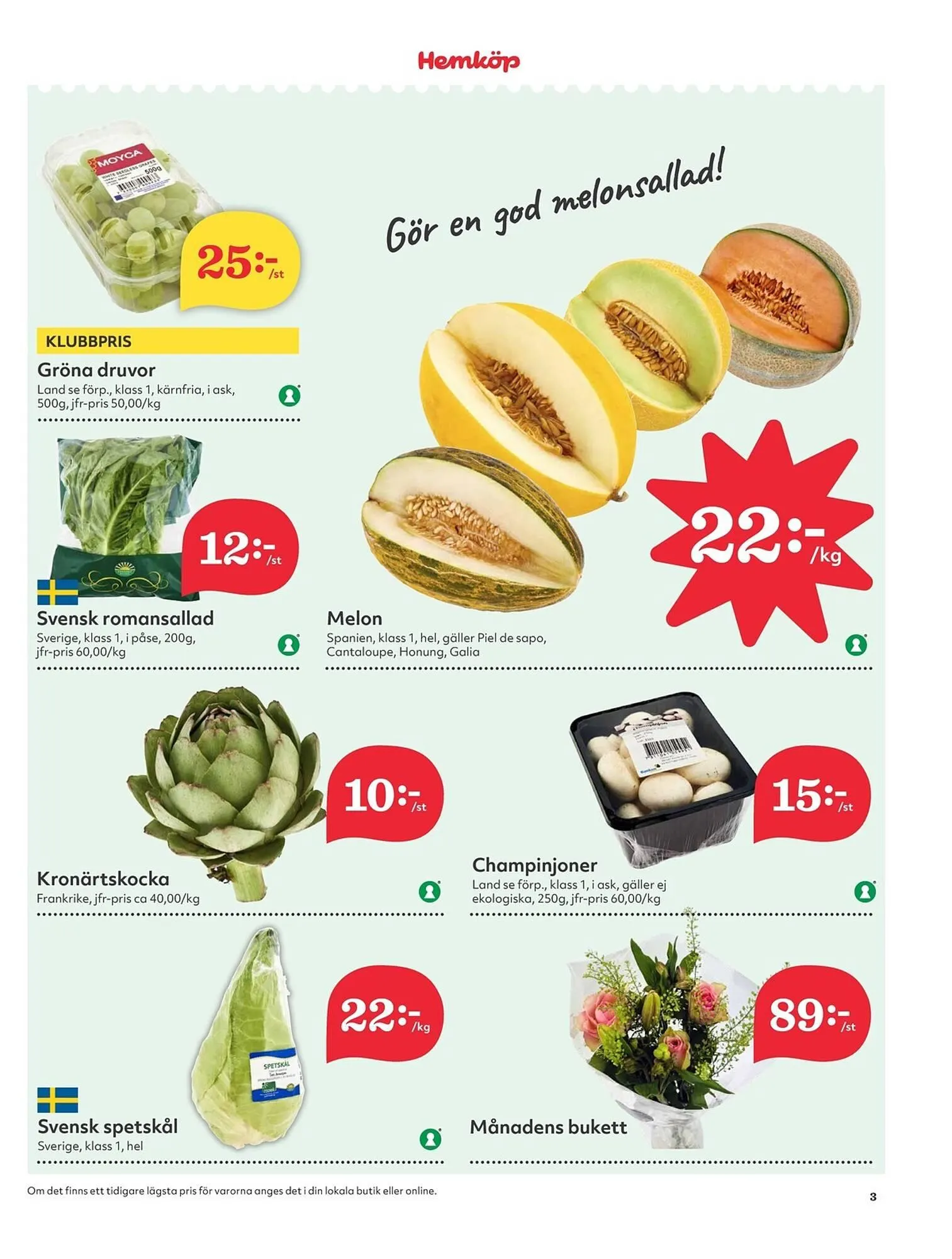 Hemköp reklamblad från 23 juni till 29 juni 2025 - Reklamblad sidor 3