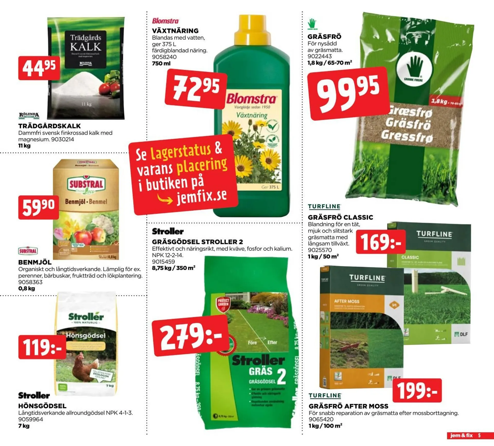 Jem&Fix reklamblad från 16 mars till 30 mars 2026 - Reklamblad sidor 5