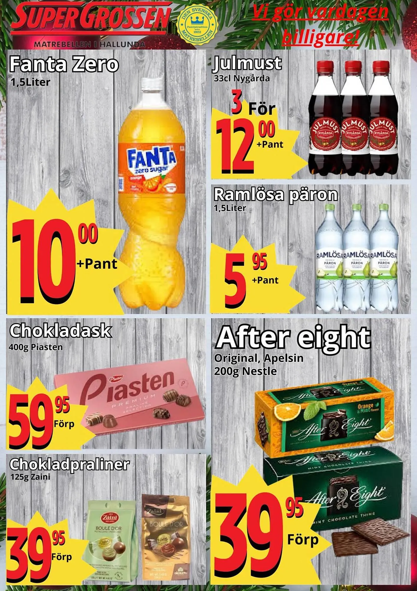 Supergrossen reklamblad från 15 december till 22 december 2025 - Reklamblad sidor 12