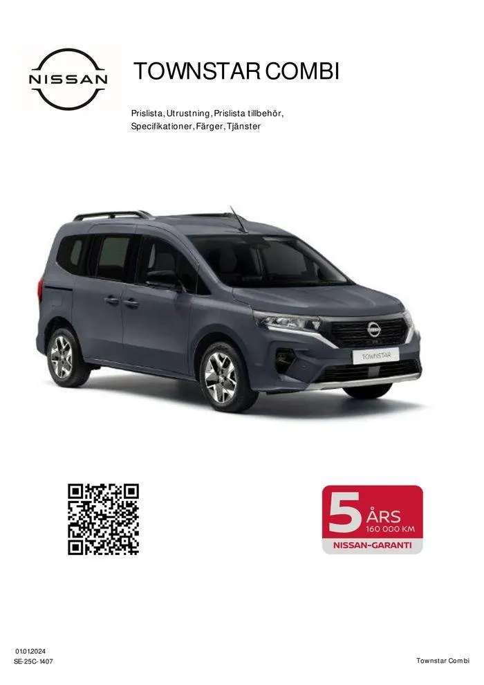 Nissan Townstar Combi - 1