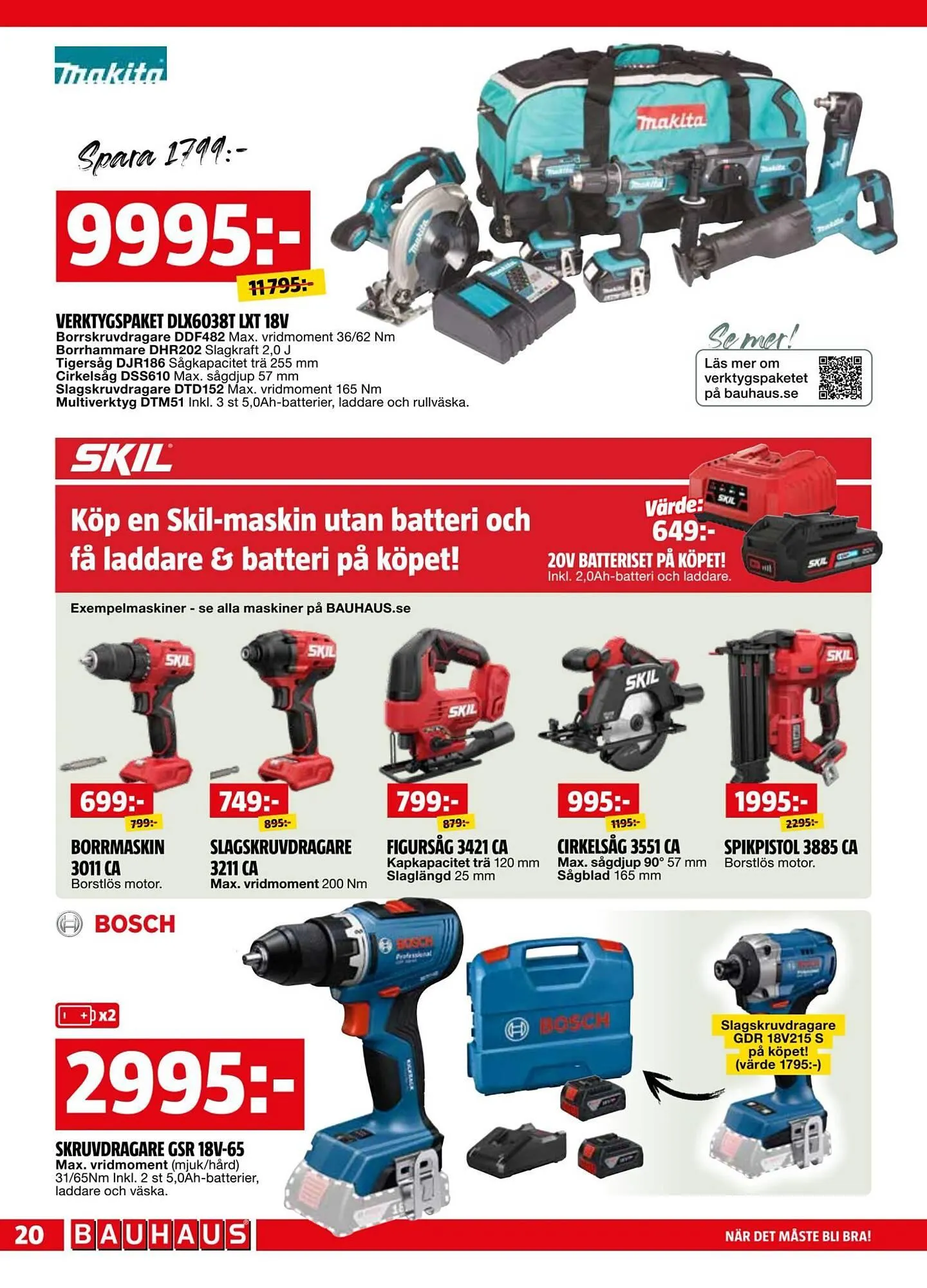 Bauhaus reklamblad från 7 april till 20 april 2026 - Reklamblad sidor 20