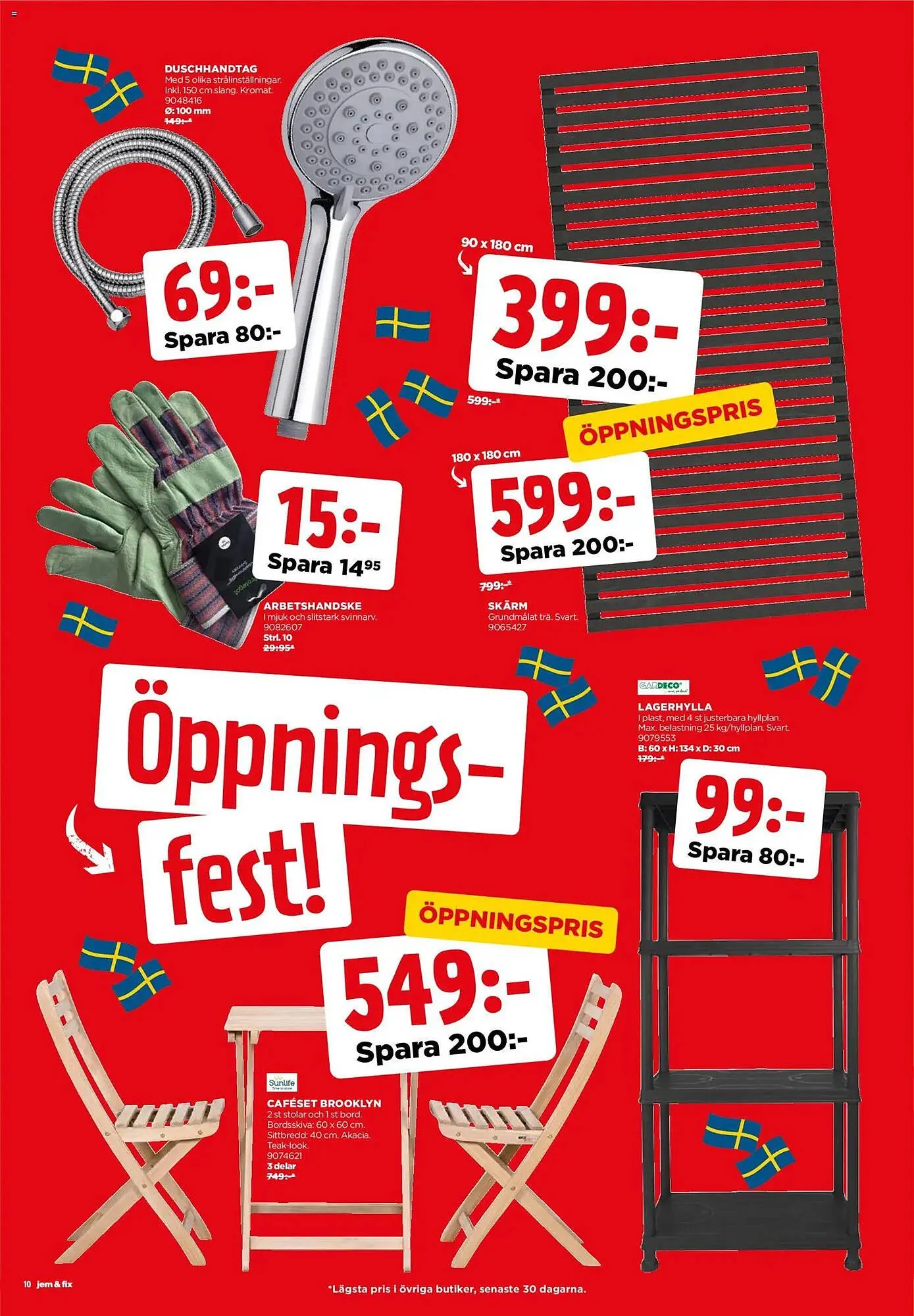 Jem&Fix reklamblad från 17 mars till 22 mars 2026 - Reklamblad sidor 10