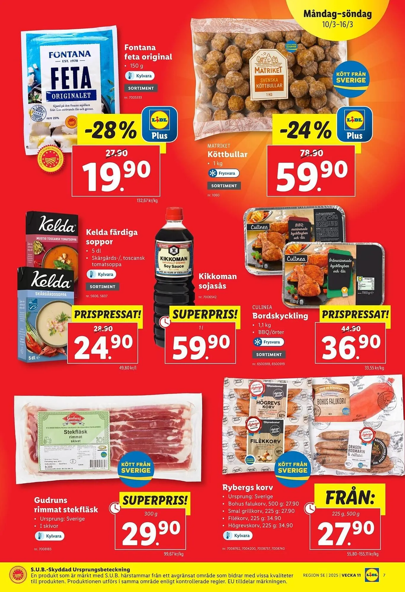 Lidl reklamblad från 10 mars till 16 mars 2025 - Reklamblad sidor 7