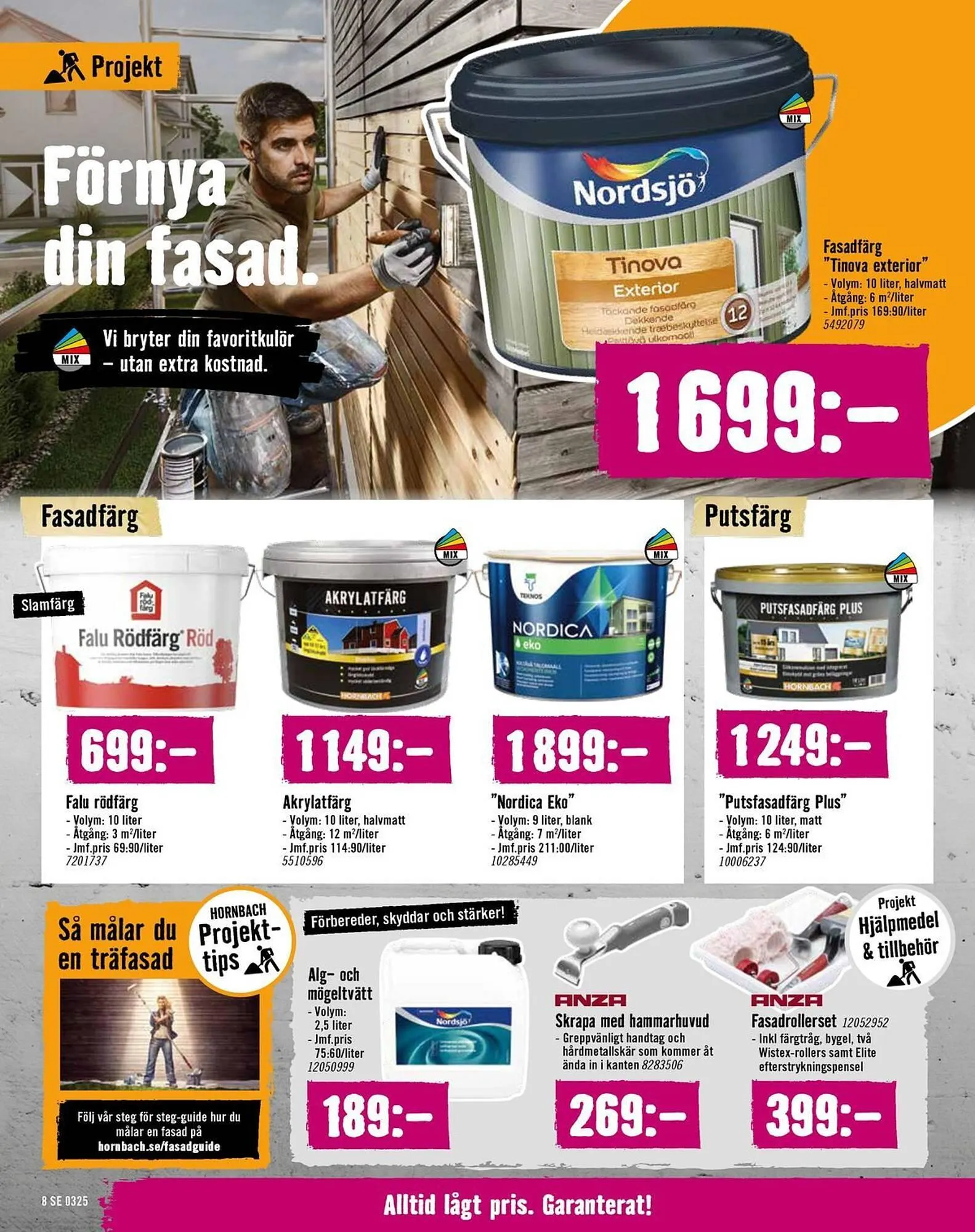 Hornbach reklamblad från 11 mars till 31 mars 2025 - Reklamblad sidor 8
