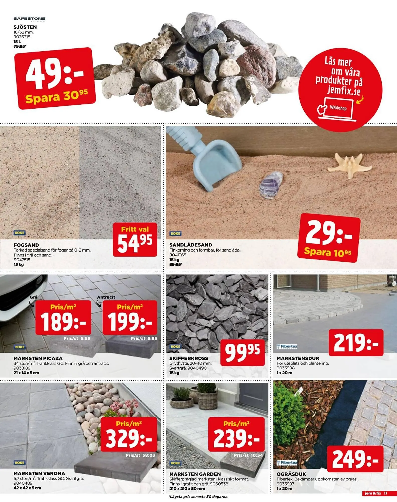 Jem&Fix reklamblad från 11 maj till 18 maj 2026 - Reklamblad sidor 13