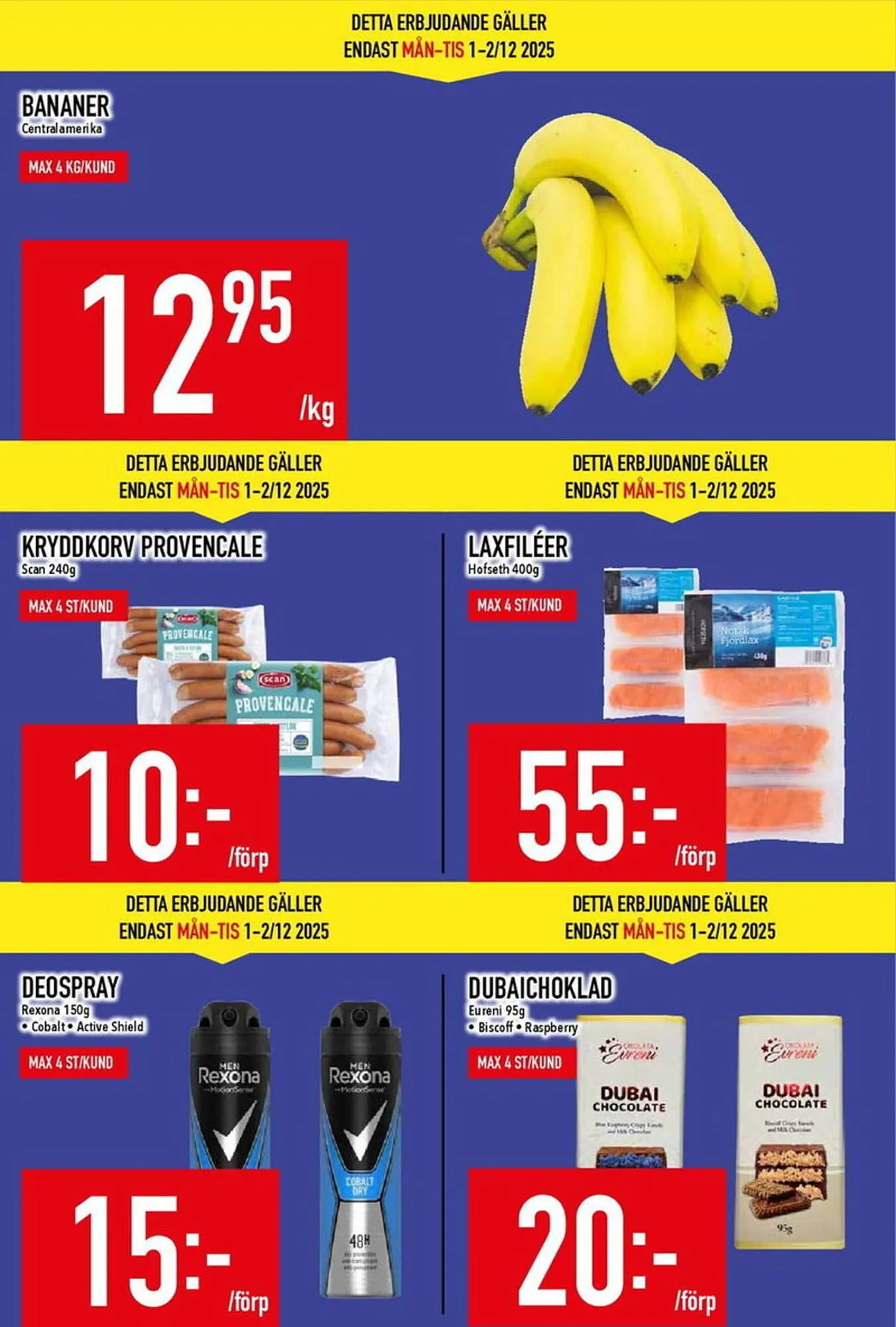 Matdax reklamblad från 1 december till 7 december 2025 - Reklamblad sidor 3