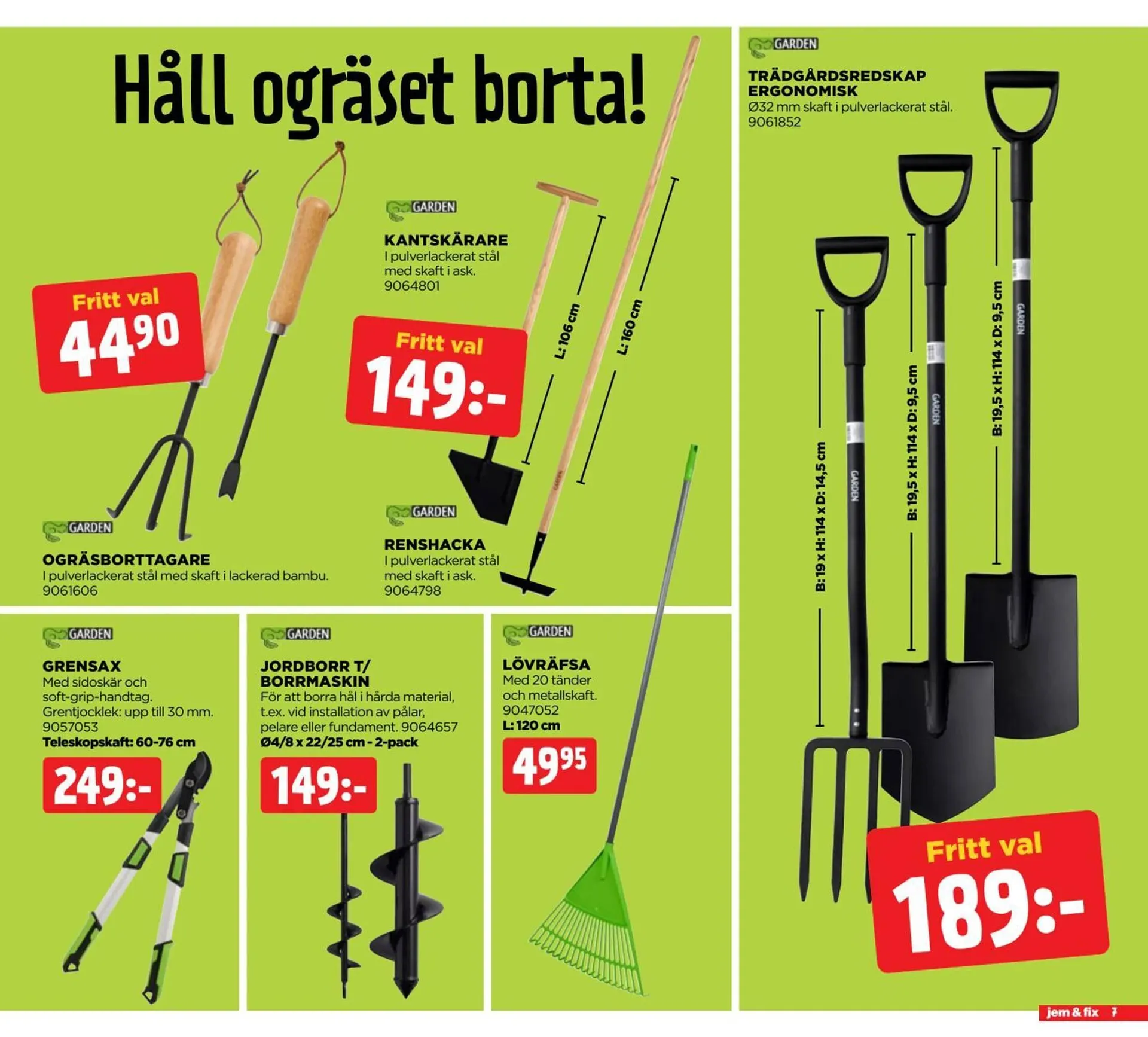 Jem&Fix reklamblad från 6 april till 20 april 2026 - Reklamblad sidor 7
