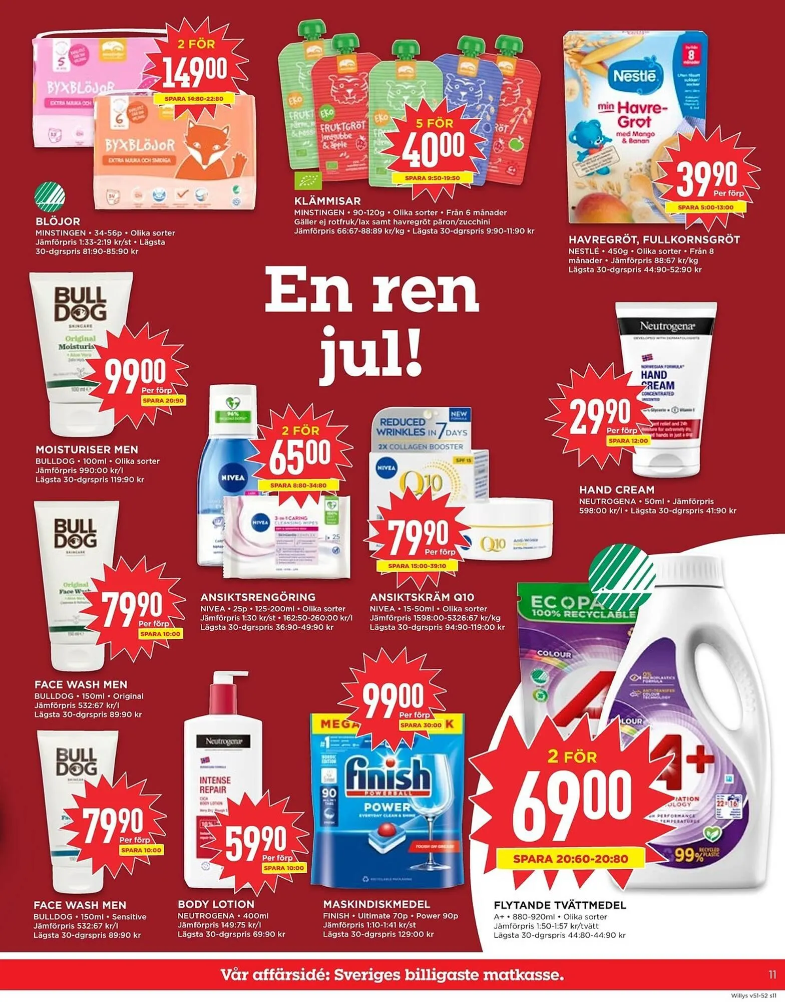 Willys reklamblad från 15 december till 25 december 2025 - Reklamblad sidor 11