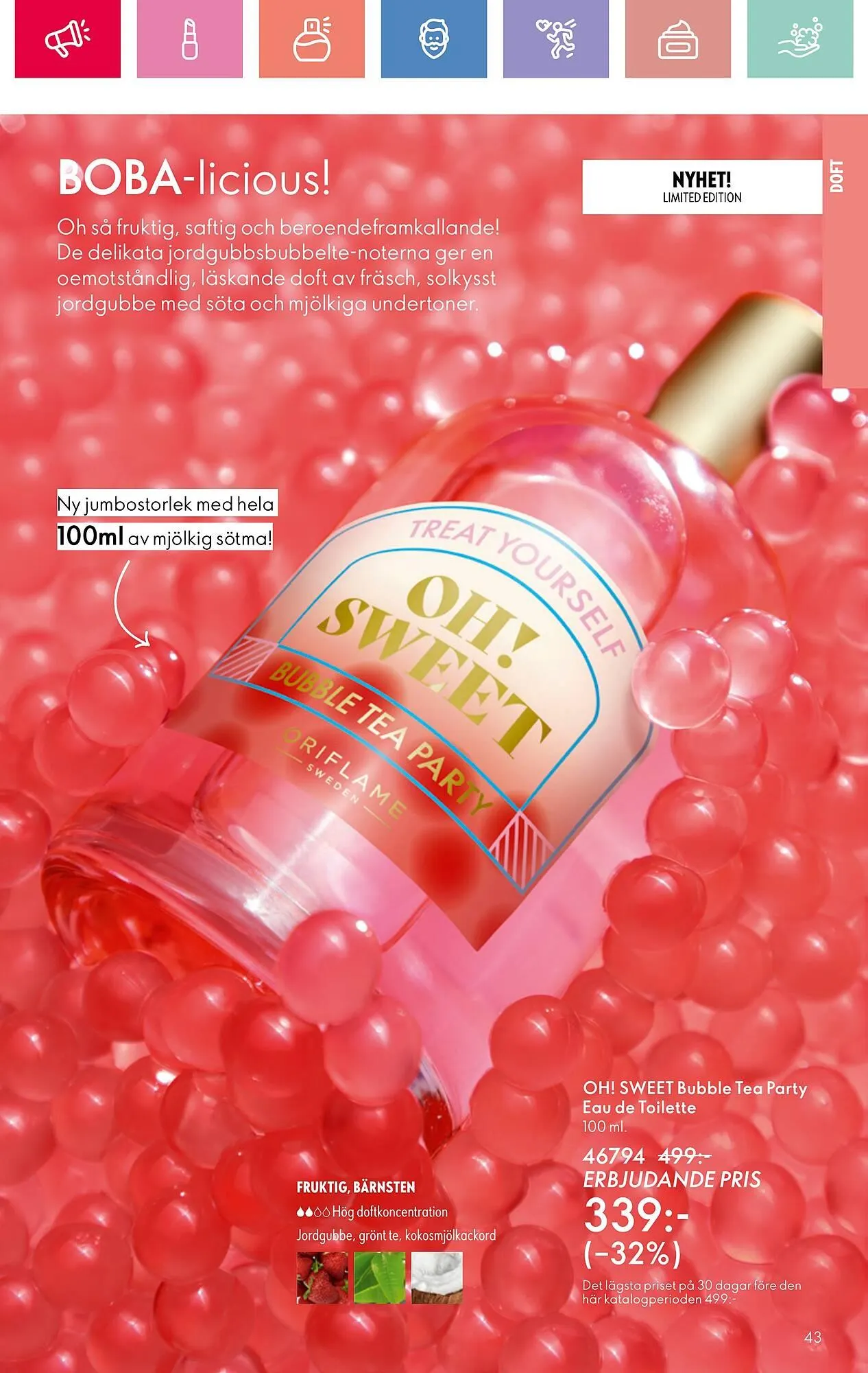 Oriflame reklamblad från 22 juni till 12 juli 2025 - Reklamblad sidor 43