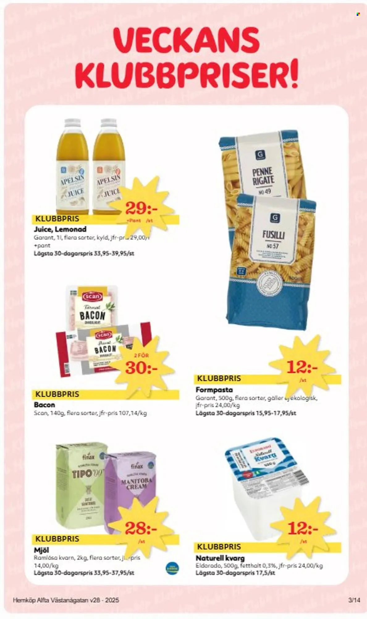 Hemköp reklamblad från 7 juli till 14 juli 2025 - Reklamblad sidor 3