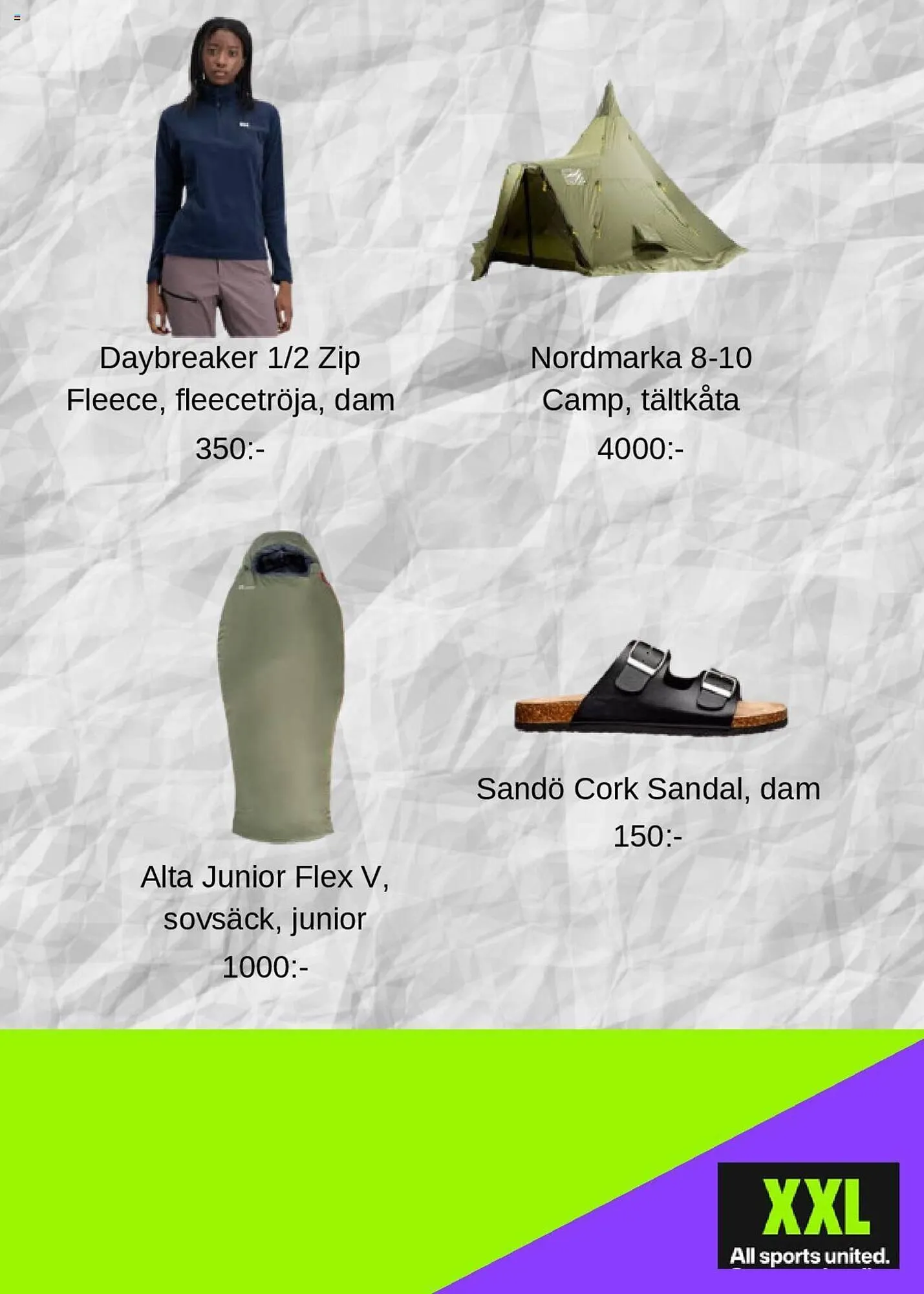 XXL reklamblad från 29 juli till 11 augusti 2024 - Reklamblad sidor 4