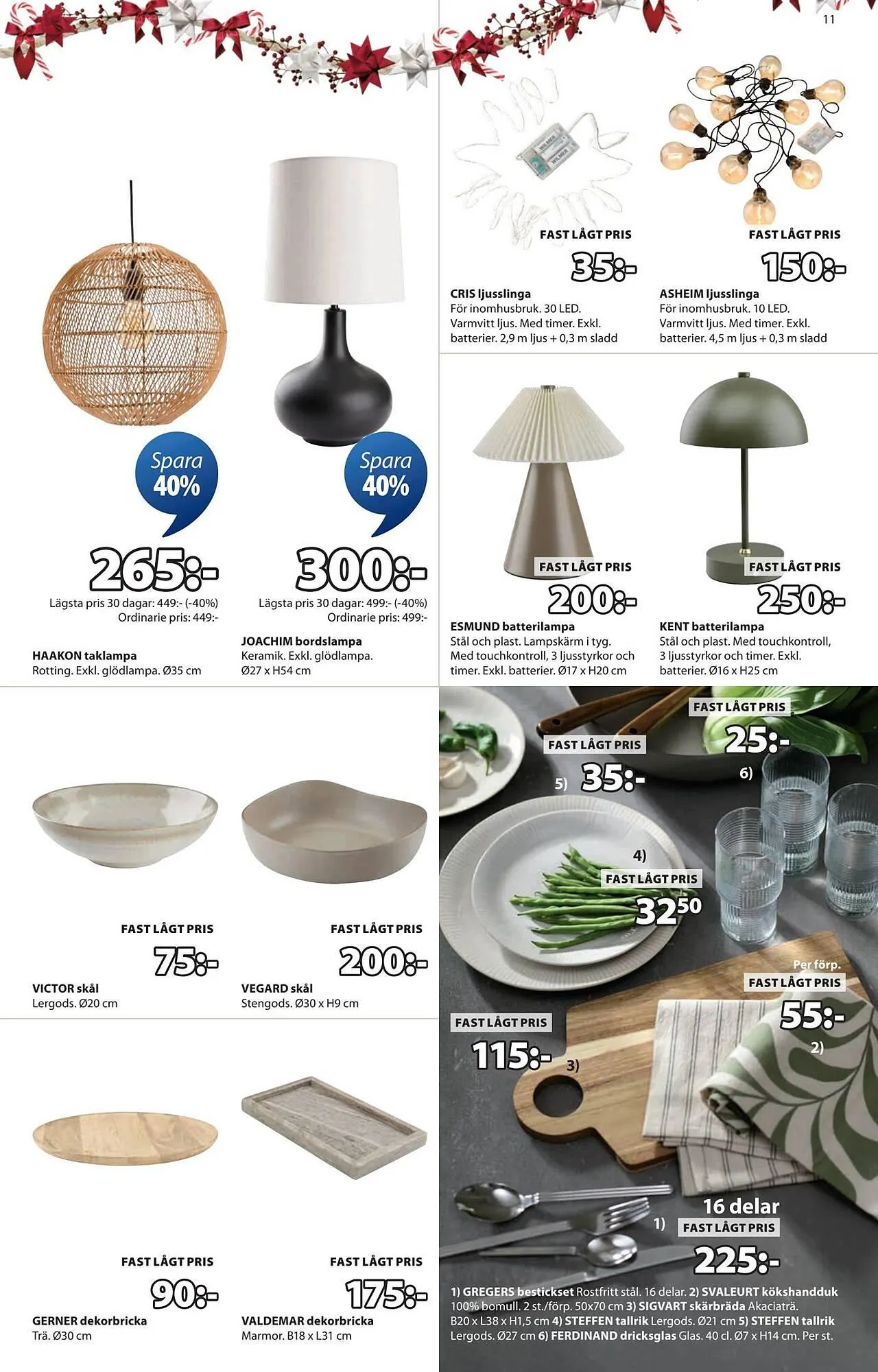 JYSK reklamblad från 15 december till 24 december 2025 - Reklamblad sidor 11