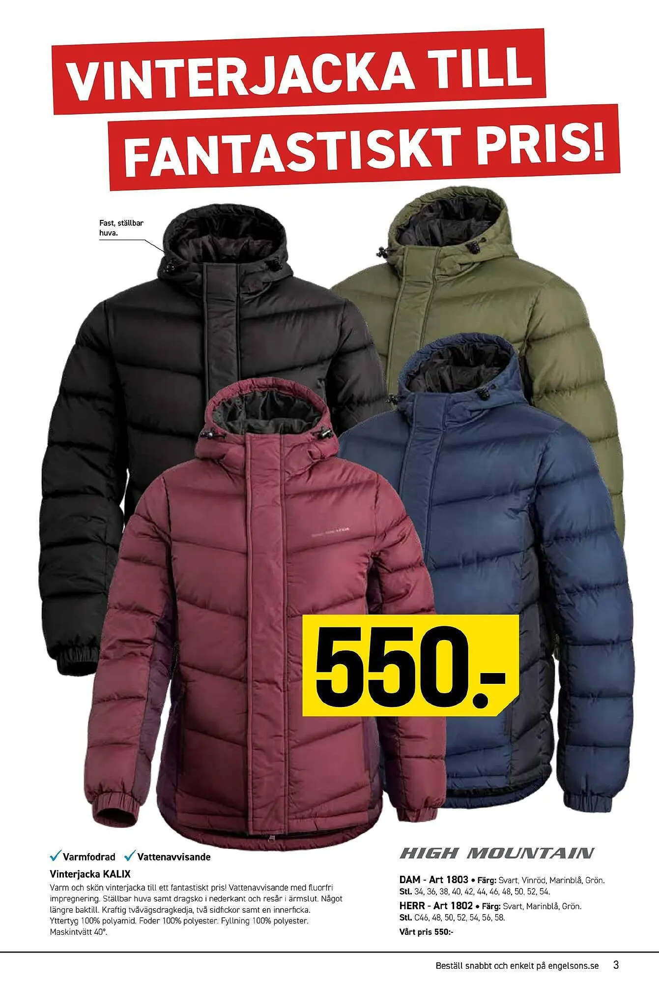 Engelsons reklamblad från 23 oktober till 30 november 2023 - Reklamblad sidor 3