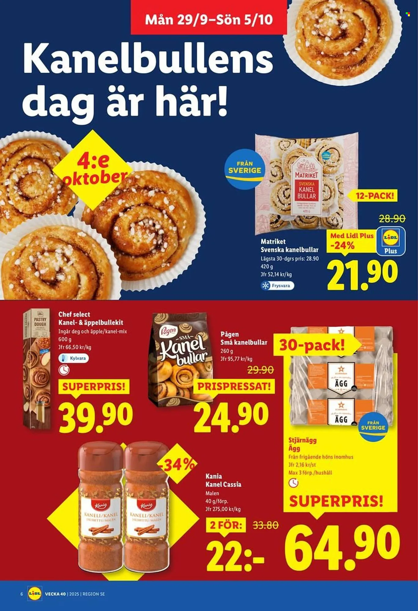 Lidl reklamblad från 29 september till 5 oktober 2025 - Reklamblad sidor 6