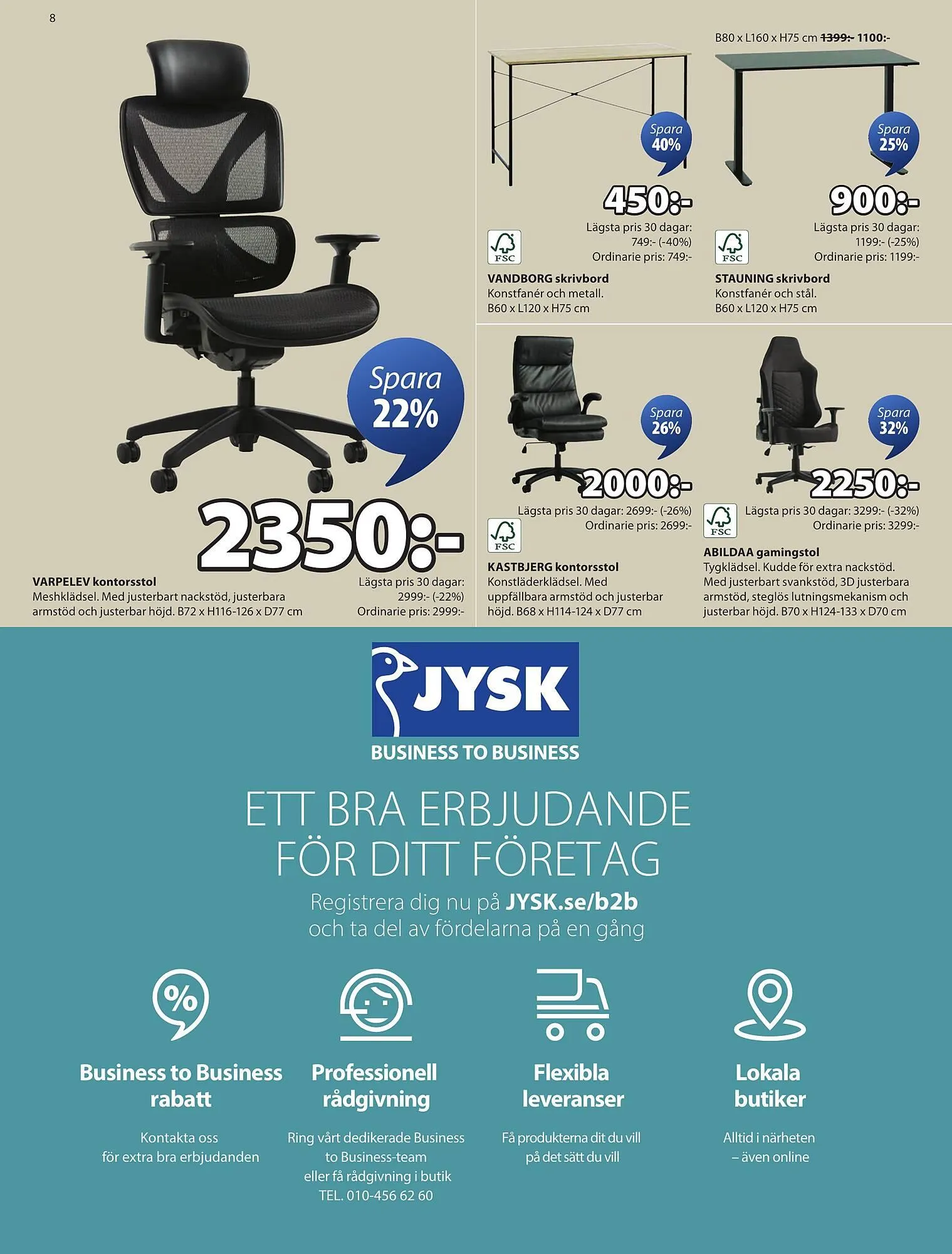 JYSK reklamblad från 25 augusti till 7 september 2025 - Reklamblad sidor 8