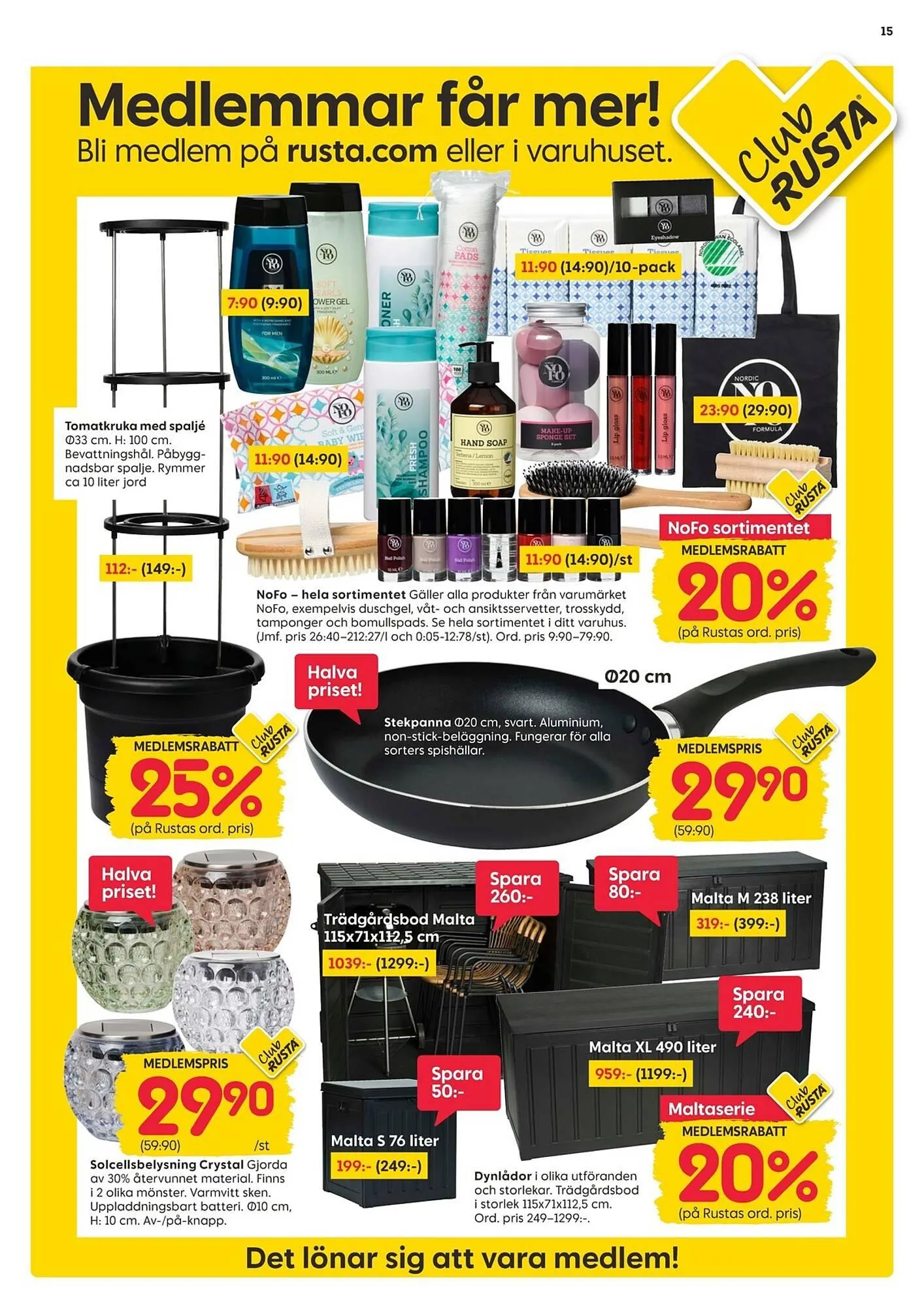 Rusta reklamblad från 31 mars till 6 april 2025 - Reklamblad sidor 15