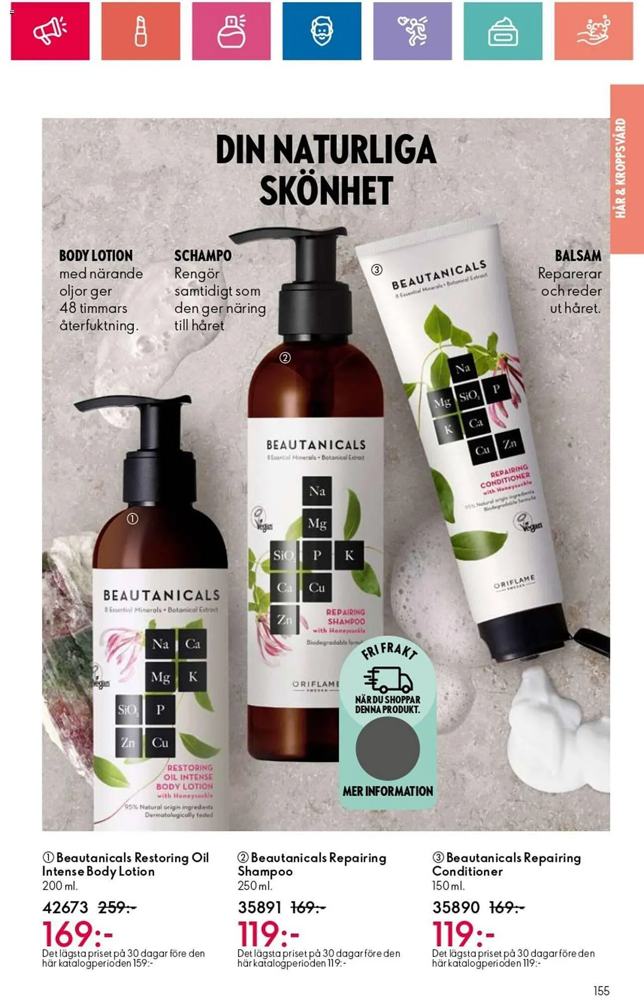 Oriflame reklamblad från 12 september till 2 oktober 2024 - Reklamblad sidor 155